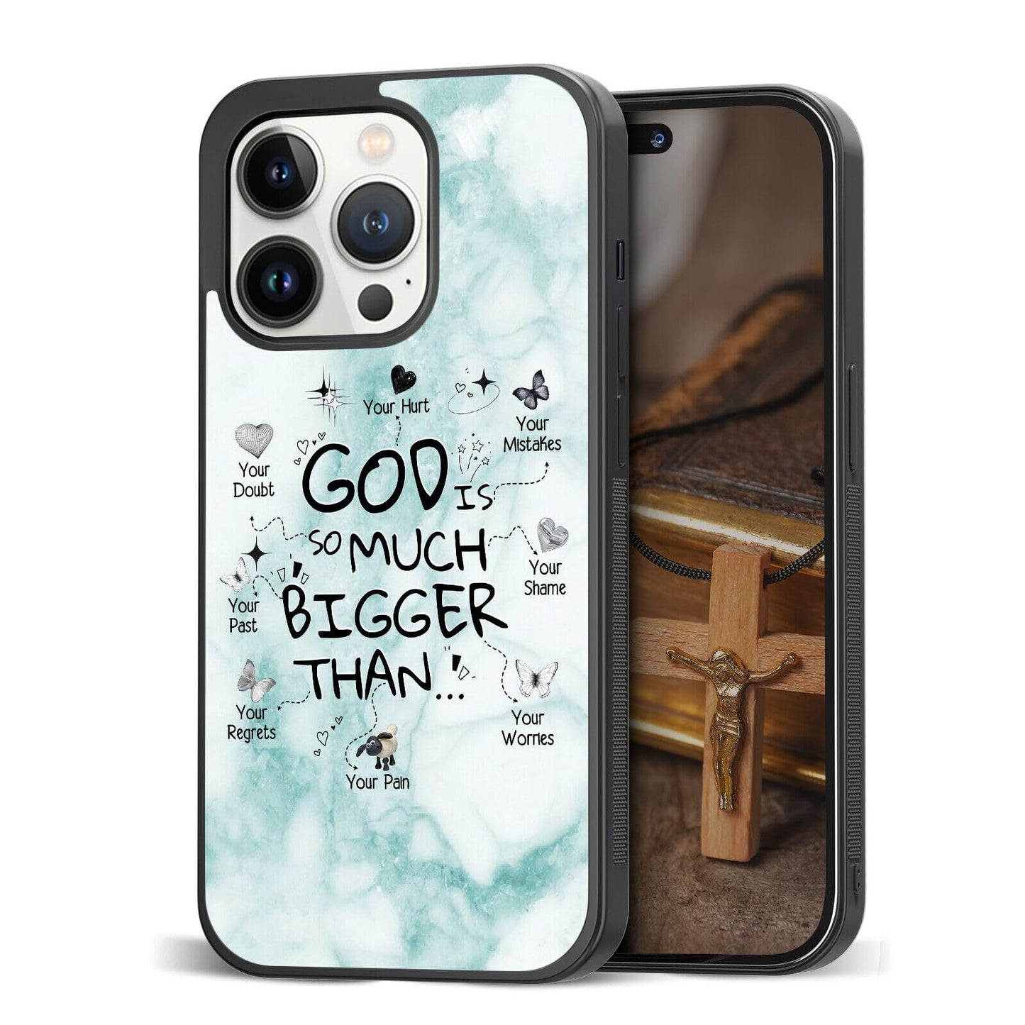 Healing Words for Anxiety Cute Plant Lover Phone Cases for Samsung S A Note Z FILP 3 4 5 6 for iPhone 8 11 12 13 14 15 16 17 Pro Max Plus Mini - Mushroom