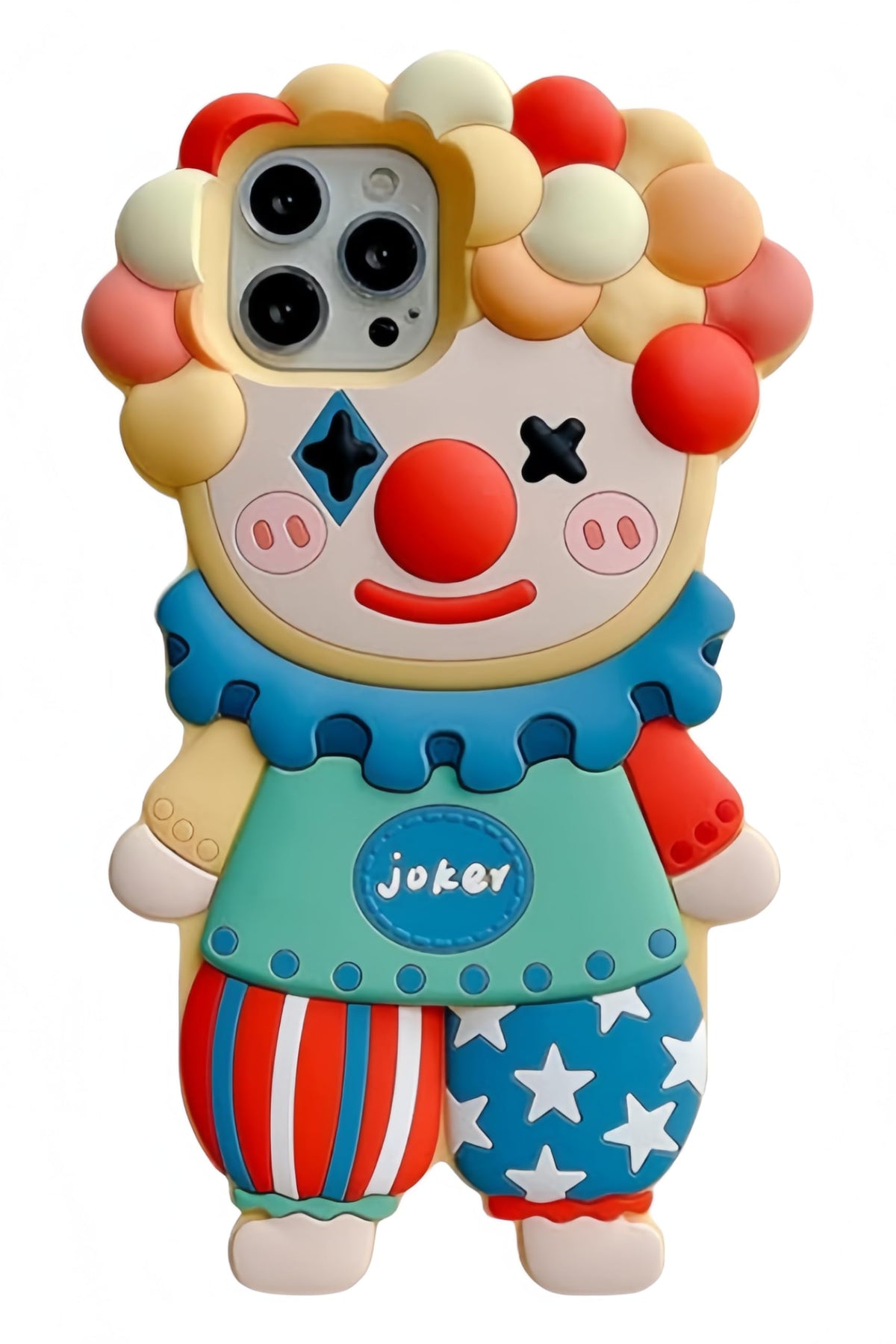 Case for iPhone 13 Pro Max Cute Kawaii 3D Cartoon Lucky Cat Soft Silicone Bumper Shockproof Cover Protective Case for Kids Girls