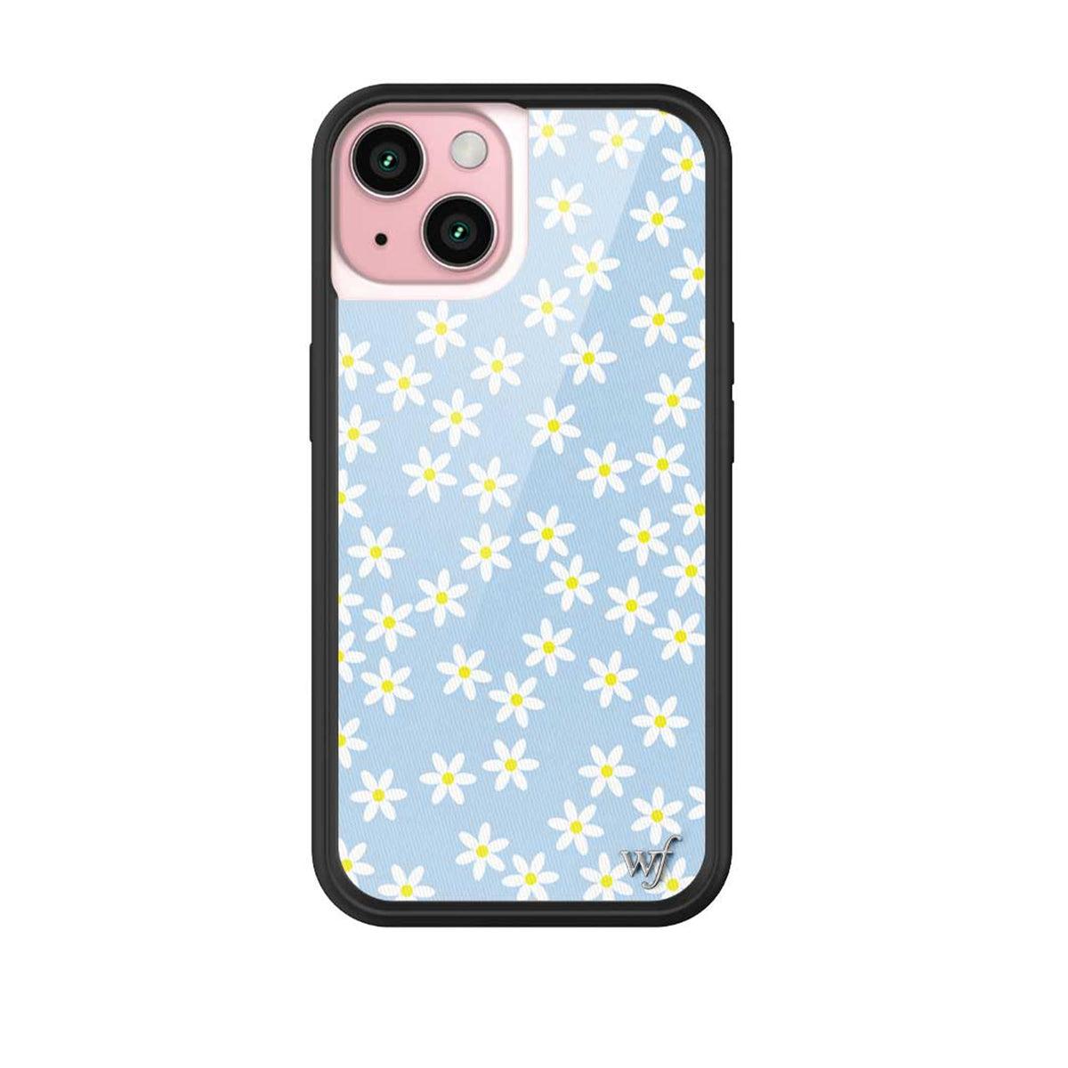 Wildflower Cases - Compatible with iPhone 15 | Protective Black Bumper, 6.5ft Drop Test Certified, Women Owned Small Business | Nature Floral Aesthetic Trendy Cute | Hummingbird