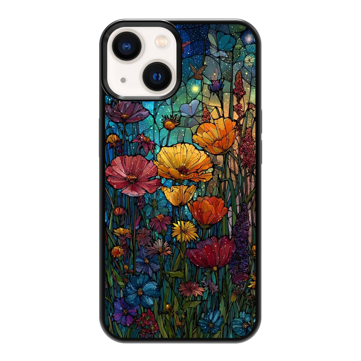 Four Seasons Tree of Life Watercolor Nature Phone Case, Shockproof Protective Cover for iPhone 11 12 13 14 15 16 17 Pro Max Plus Mini XR 7 8 SE