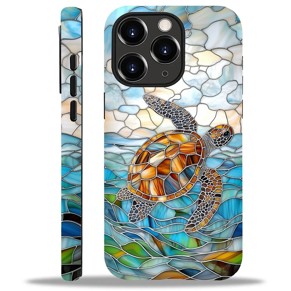 Case Compatible with iPhone 16,Christmas Decorations-Santa Claus Hybrid 2-Layer Hard Shell+Silicone Double Protective Scratch-Resistant Shockproof Case for iPhone 16