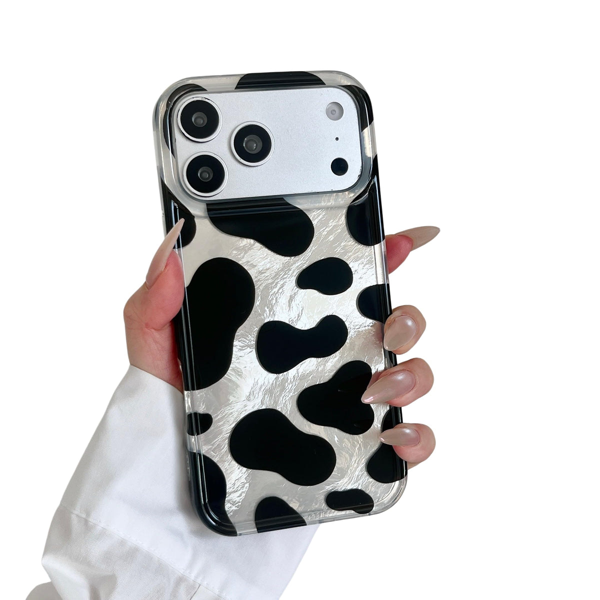 for iPhone 17 Pro Glitter Leopard Print Phone Case, Sparkly Cheetah Animal Pattern Clear Soft TPU Shockproof Protective Cover for Women Girls (Zebra Stripe, for iPhone 17 Pro)