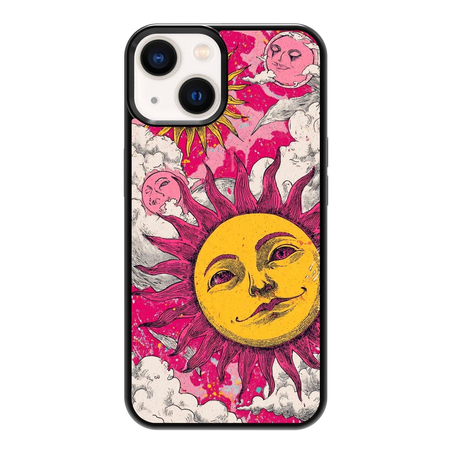 Four Seasons Tree of Life Watercolor Nature Phone Case, Shockproof Protective Cover for iPhone 11 12 13 14 15 16 17 Pro Max Plus Mini XR 7 8 SE