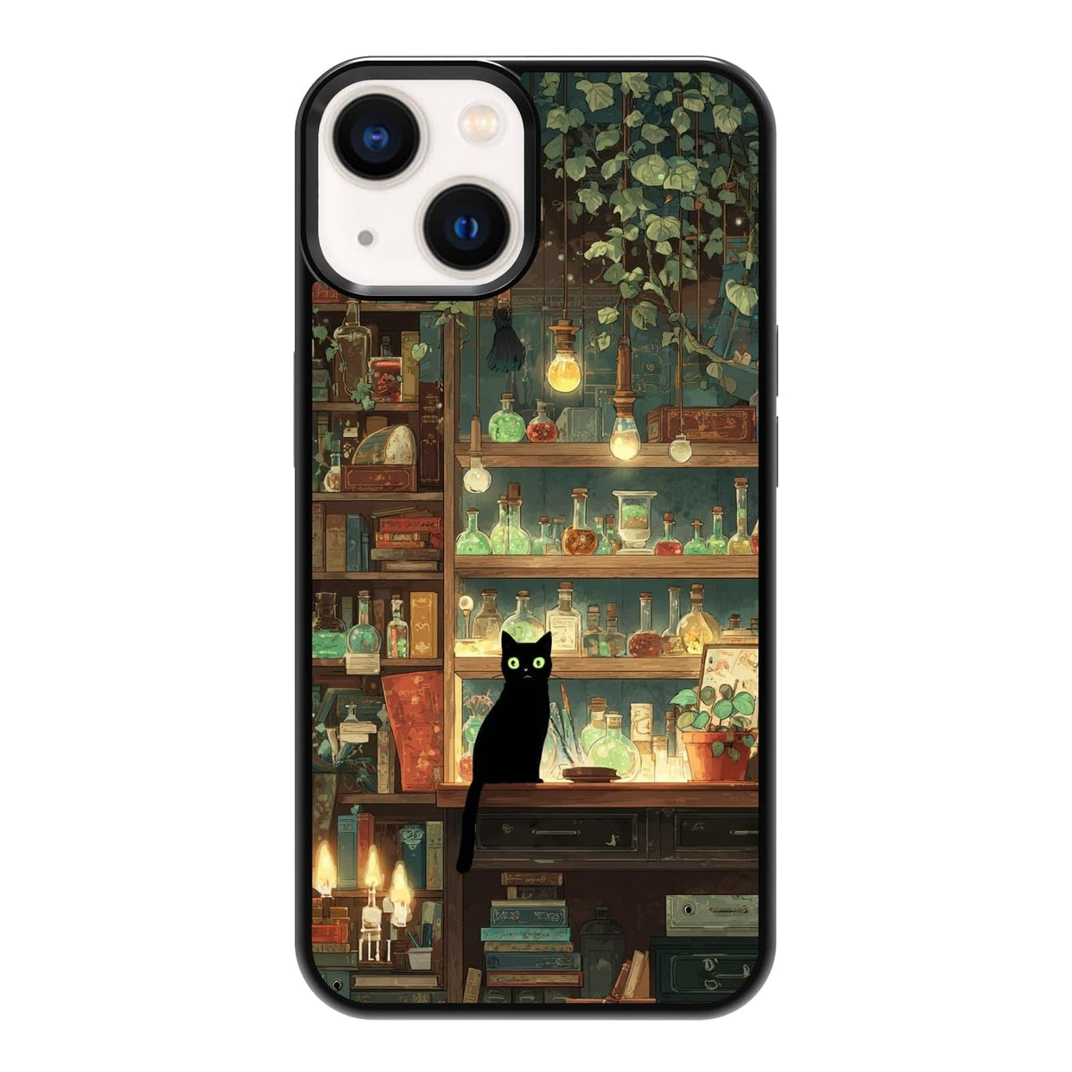Four Seasons Tree of Life Watercolor Nature Phone Case, Shockproof Protective Cover for iPhone 11 12 13 14 15 16 17 Pro Max Plus Mini XR 7 8 SE