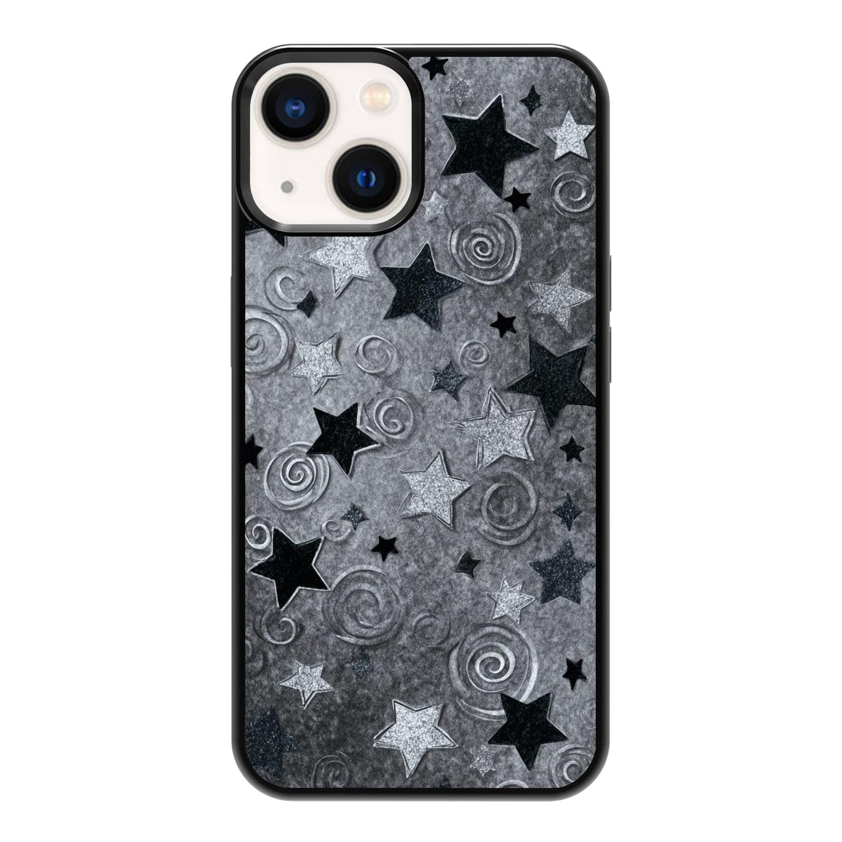 Dark Botanical Wildflower Forest Green Leaf White Blossom Nature Art Phone Case, Shockproof Protective Cover for iPhone 11 12 13 14 15 16 17 Pro Max Plus Mini XR 7 8 SE