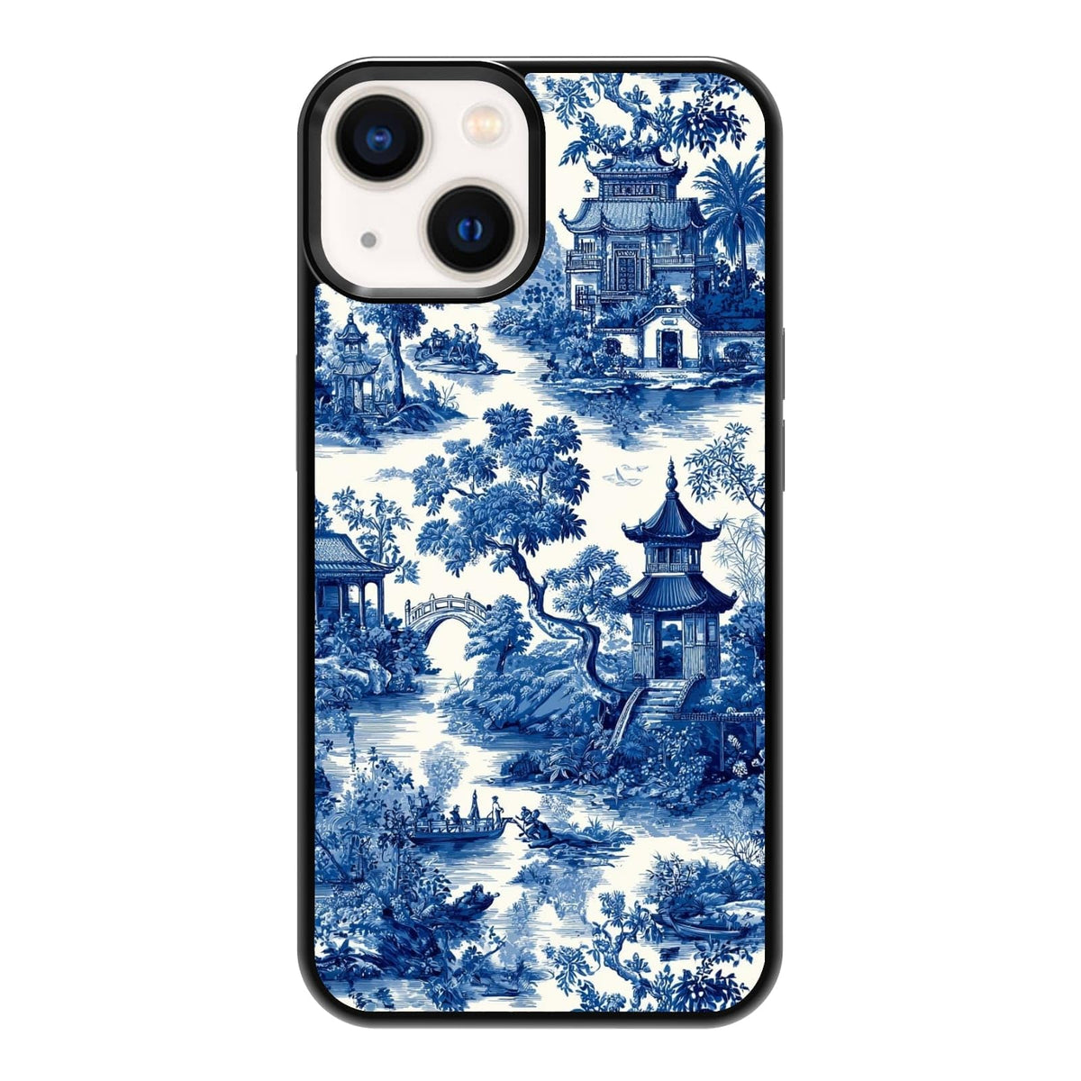 Four Seasons Tree of Life Watercolor Nature Phone Case, Shockproof Protective Cover for iPhone 11 12 13 14 15 16 17 Pro Max Plus Mini XR 7 8 SE