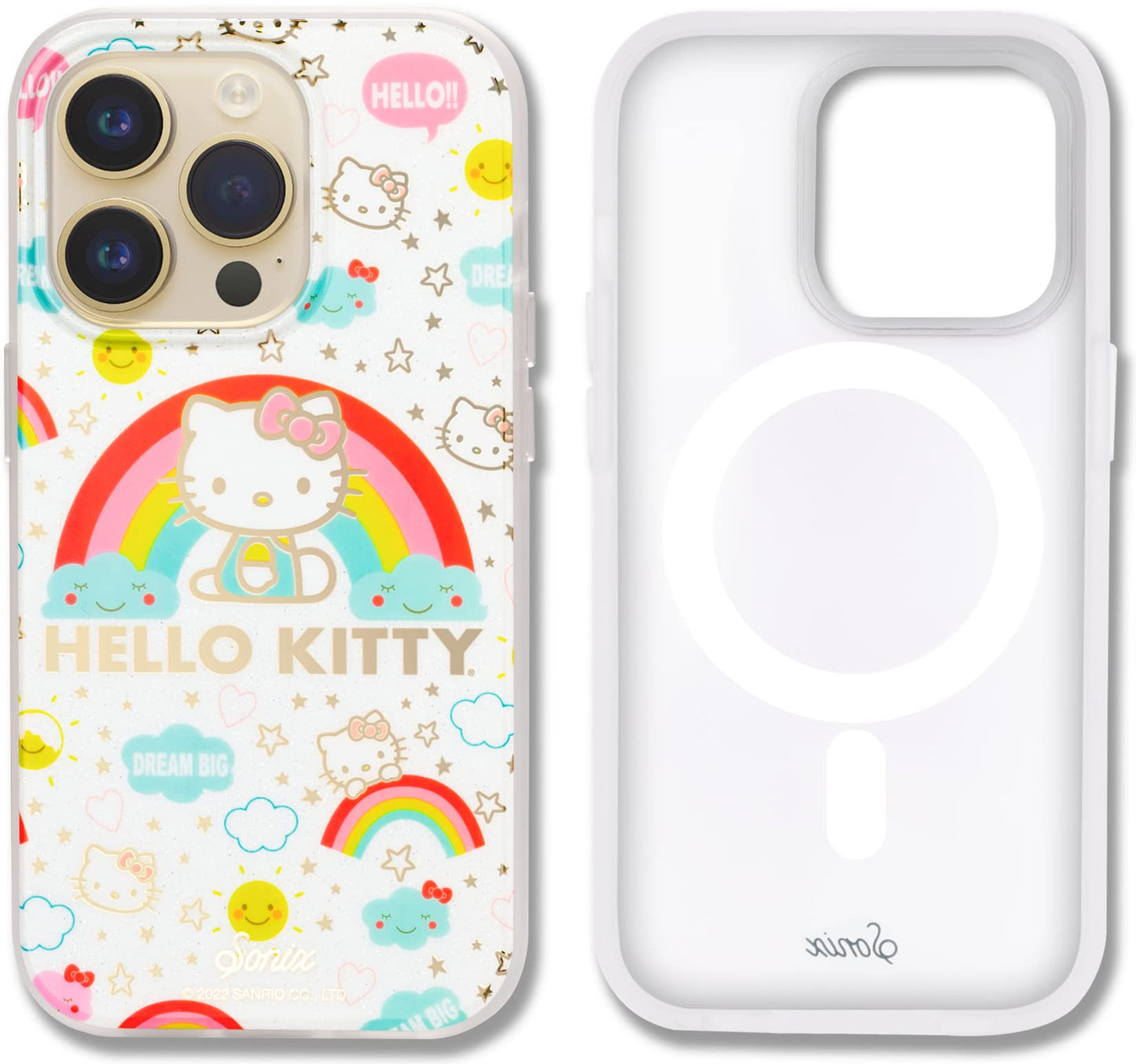 Sonix x Sanrio Case for iPhone 14 Pro Max | Compatible with MagSafe | 10ft Drop Tested | Hello Kitty and Friends Stickers