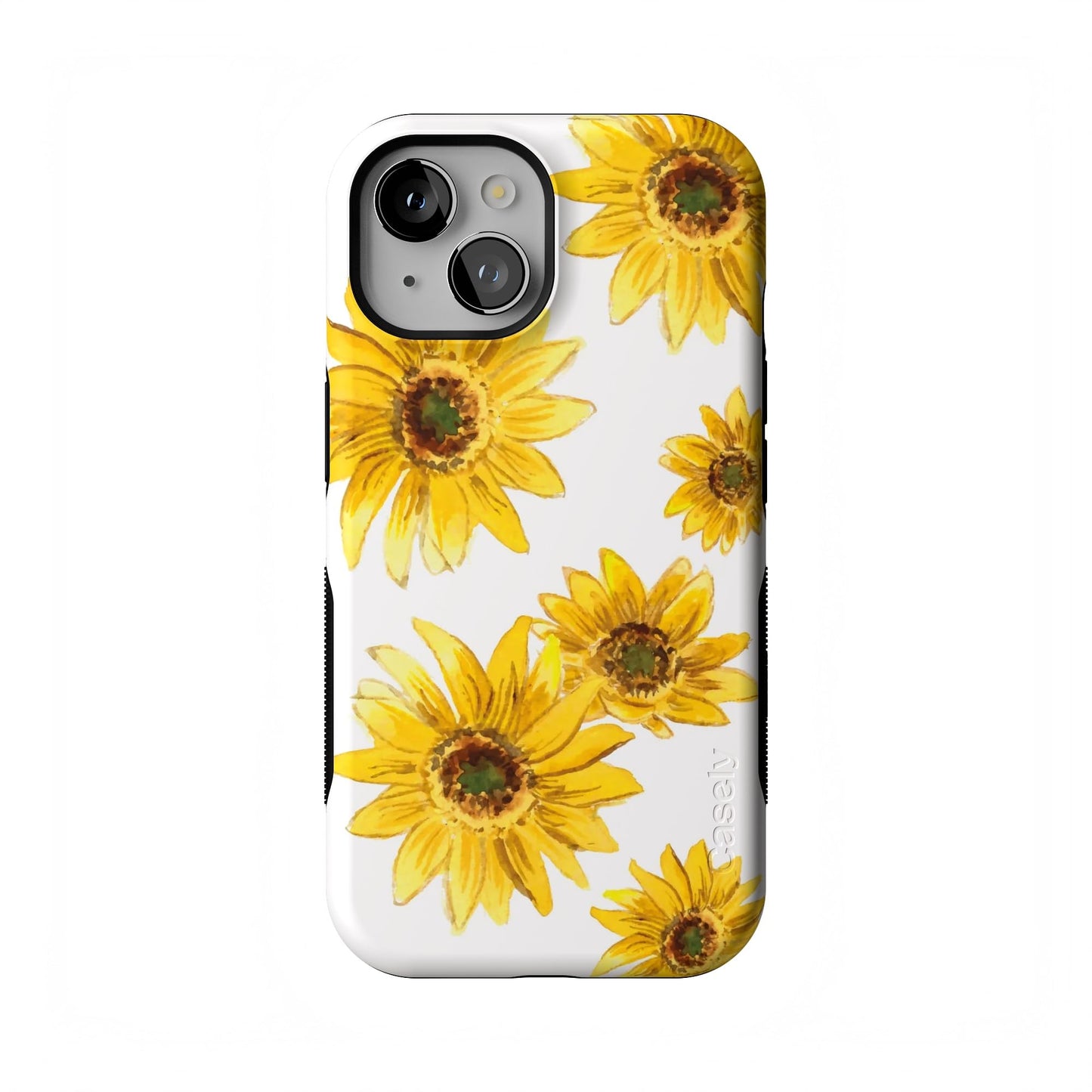 Casely iPhone 15 Case | Hanging Around | Potted Plants Floral | Bold Protective Design | Compatible with MagSafe