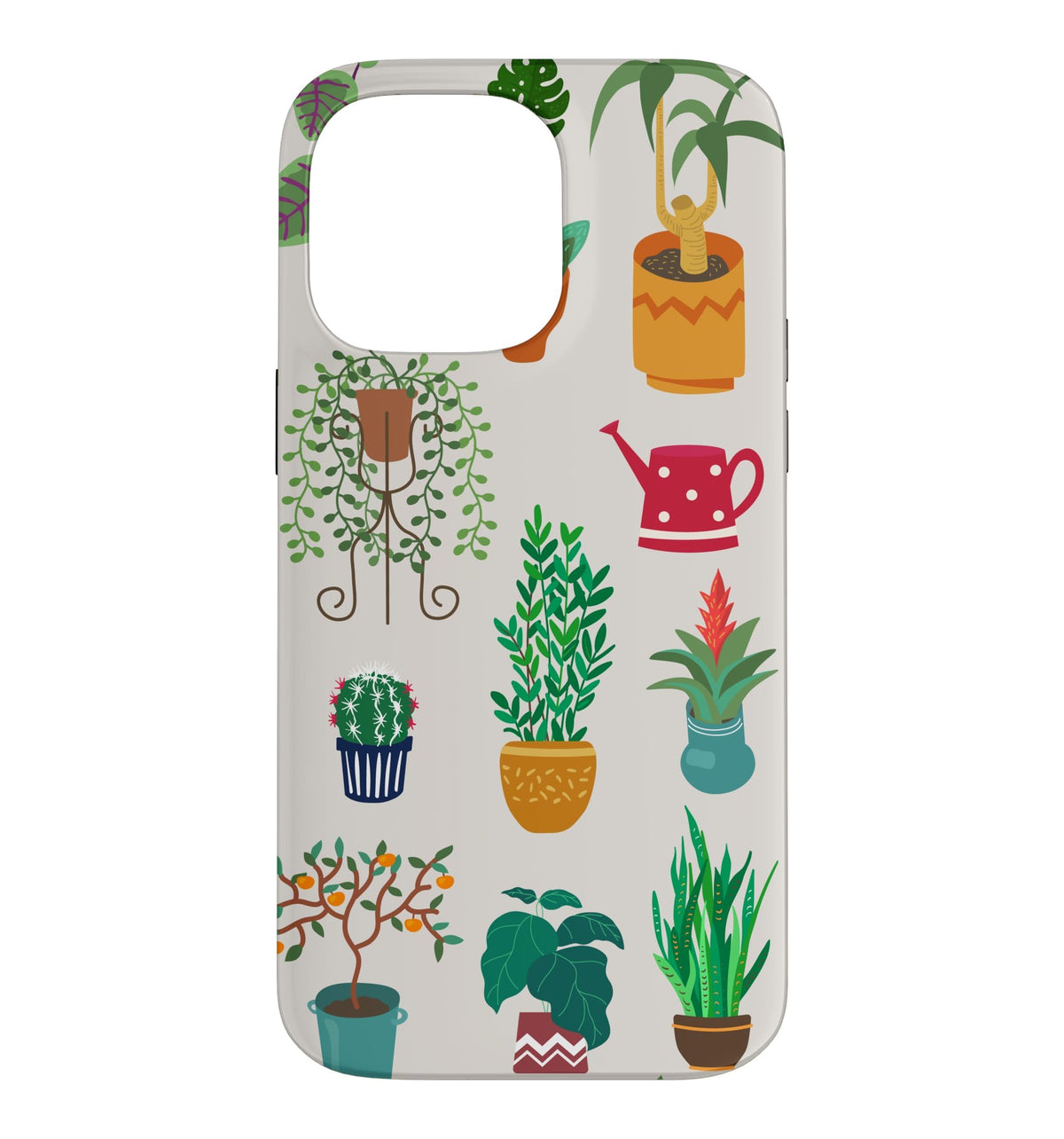 Indoor and Outdoor Plant Illustrations | Boho Nature Art Case for iPhone 16