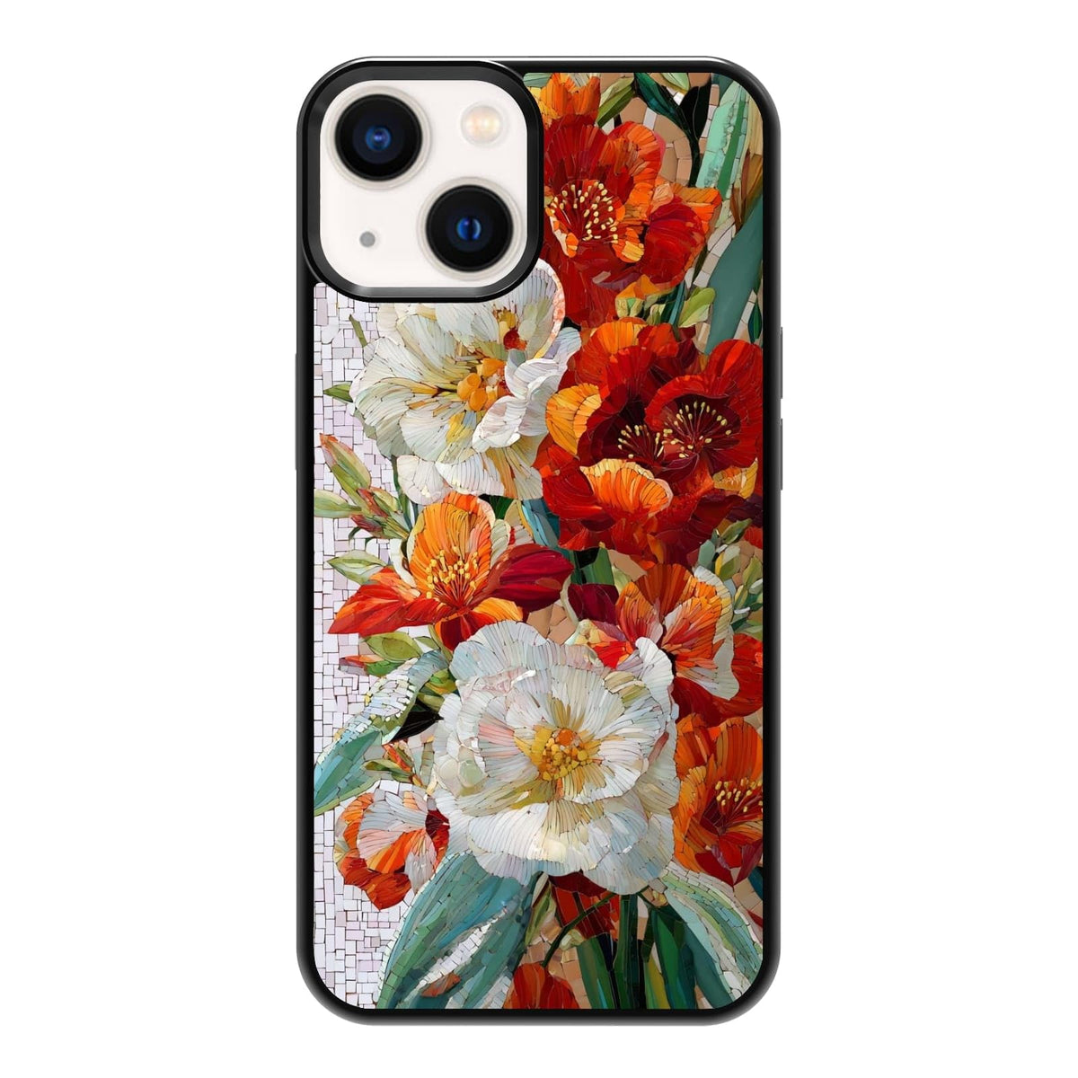 Vibrant Redwood Forest Path Wildflowers Nature Landscape Phone Case, Shockproof Protective Cover for iPhone 11 12 13 14 15 16 17 Pro Max Plus Mini XR 7 8 SE