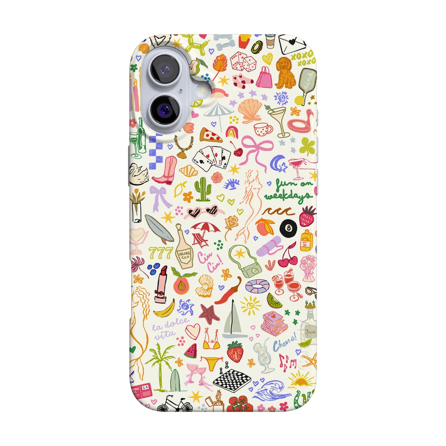 Casely iPhone 16 Case | Chateau Pups | French Dog | Compatible with MagSafe | Classic Ultra Slim Design