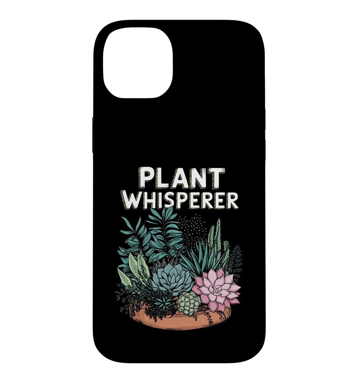Retro Plant Whisperer Nature Case for iPhone 15