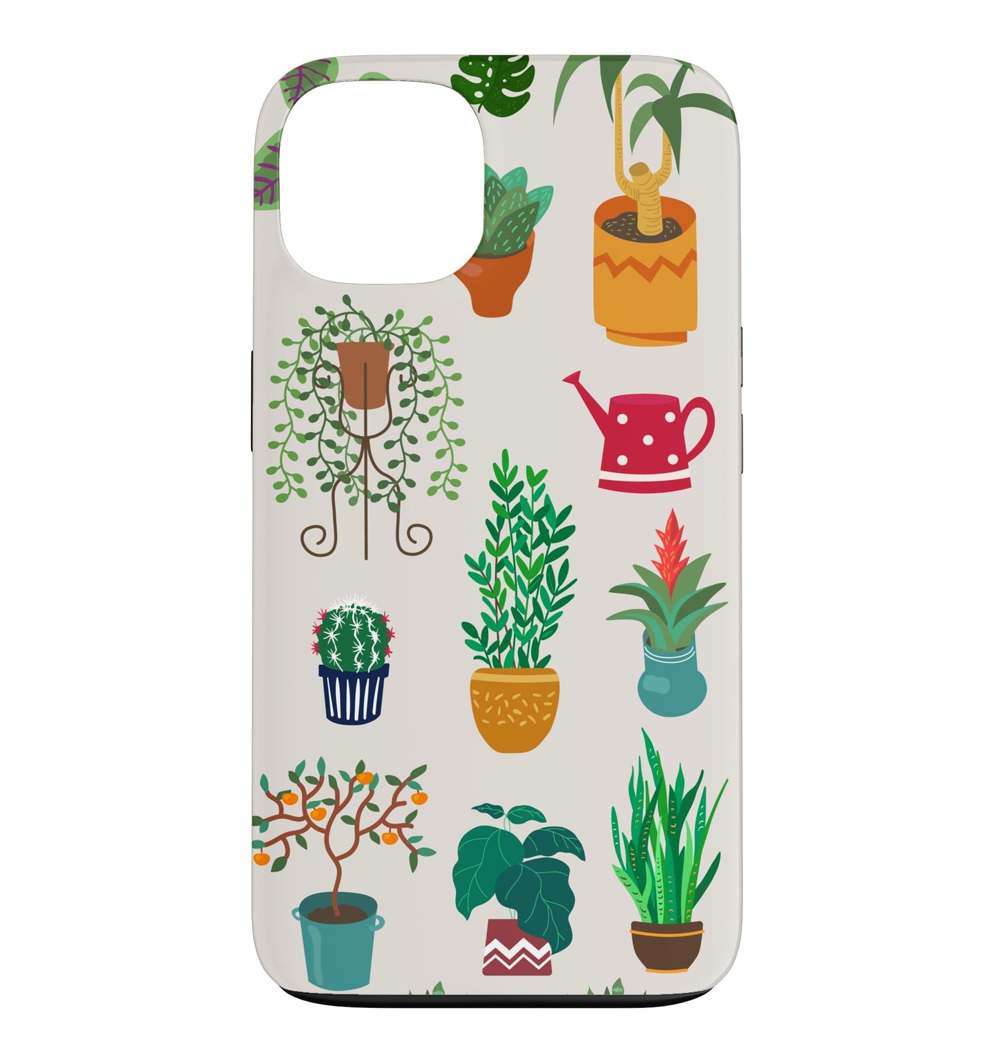 Indoor and Outdoor Plant Illustrations | Boho Nature Art Case for iPhone 16