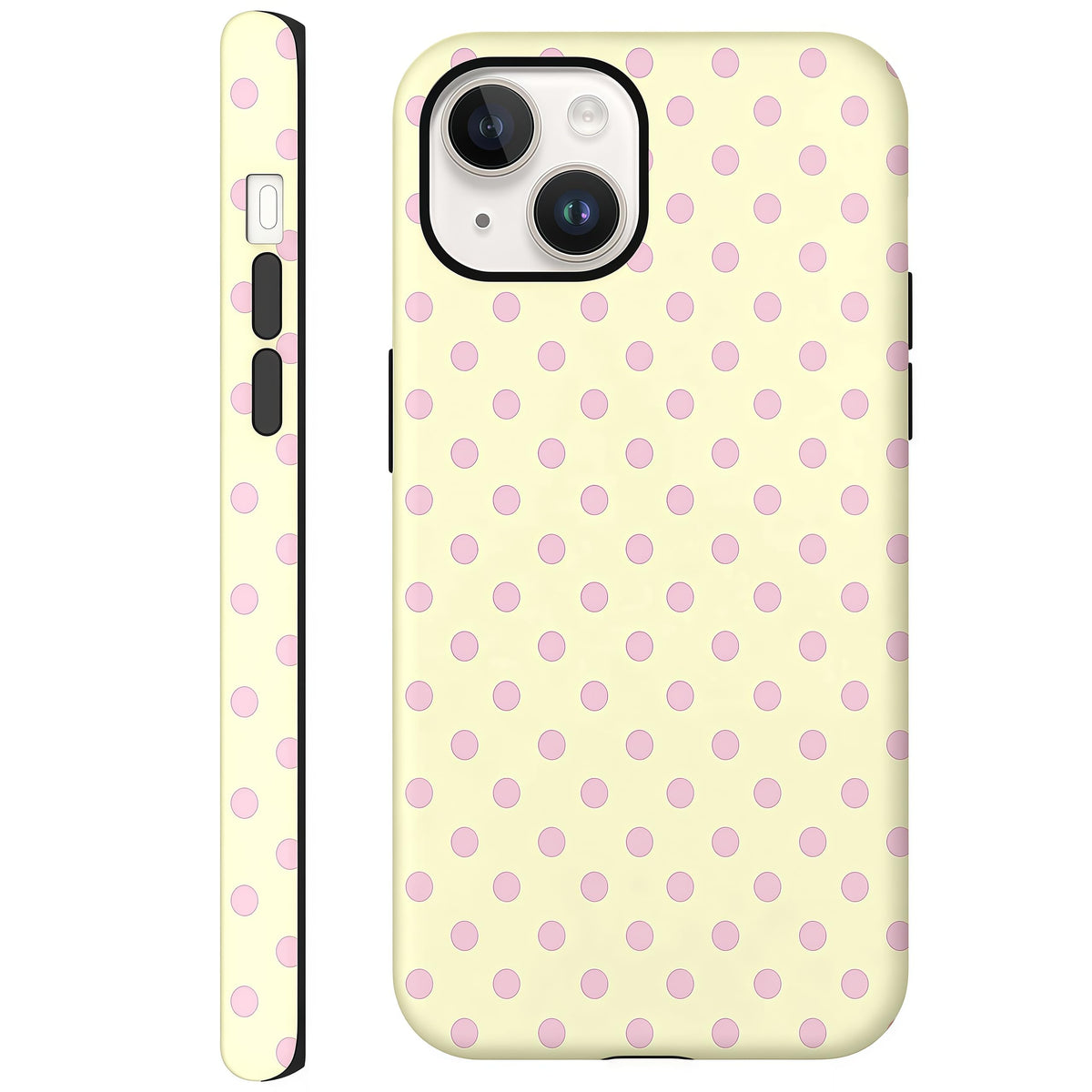 Candlelight Dinner Dog Case for iPhone 12/12 Pro | Hard Hybrid 2-Layer Design, Protective Scratch Resistant Cover for Women Girls