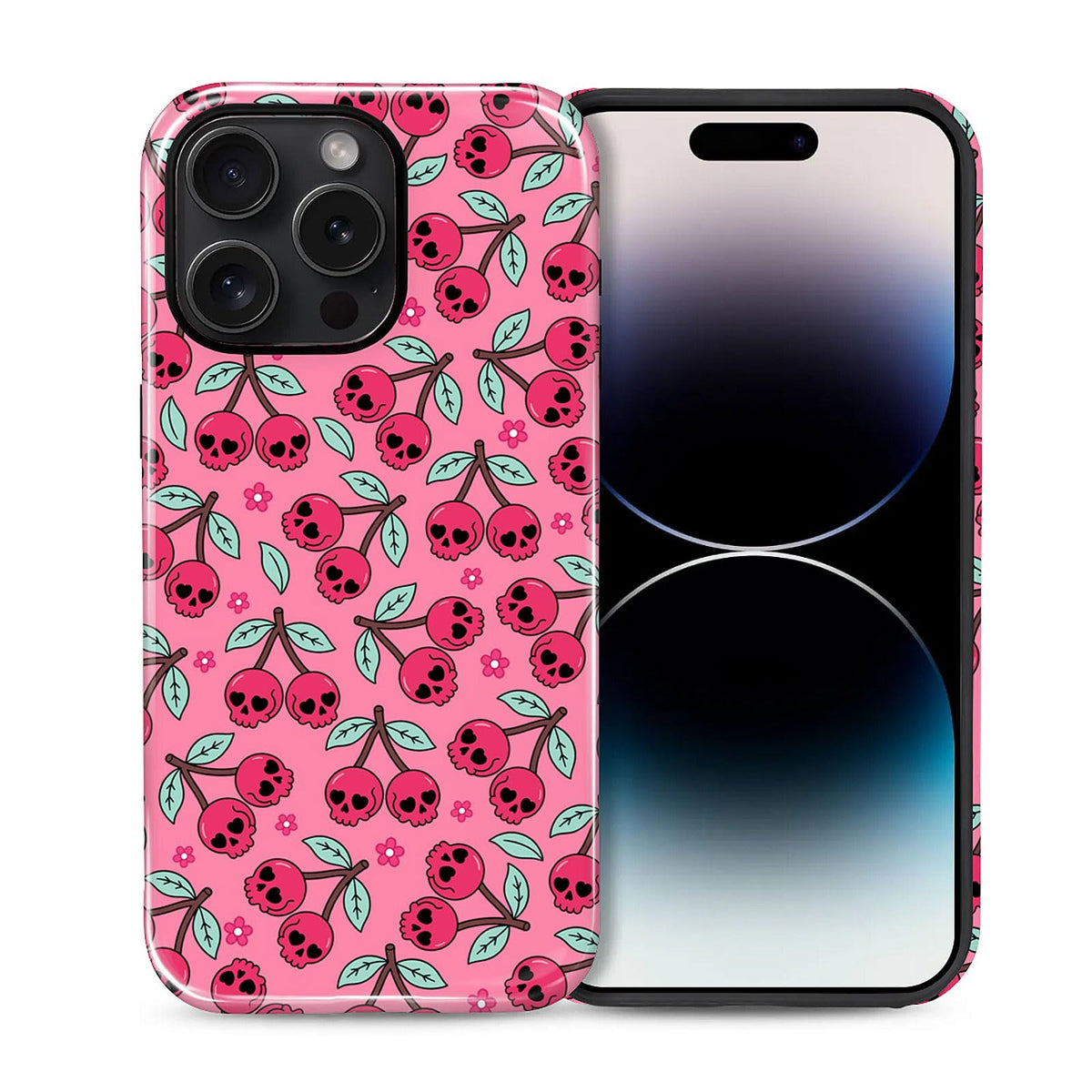for iPhone 17 Pro Case,Hybrid 2-Layer Hard Shell + Silicone Protective Case -Resistant Shockproof- Ally's Dog's Cute College Summer Flower Collage