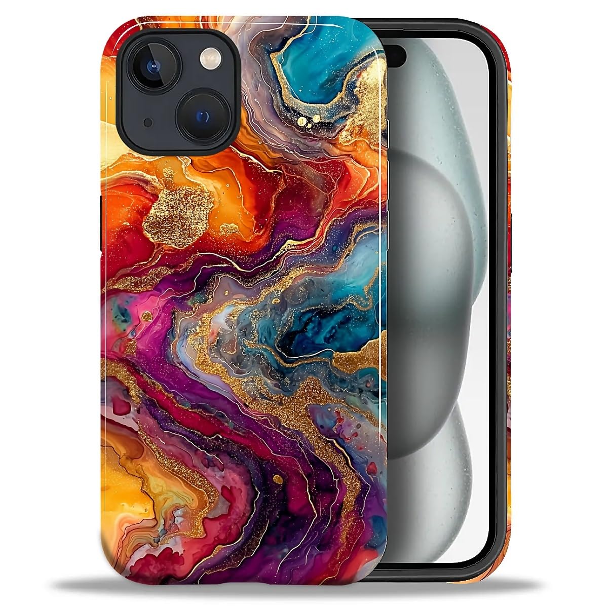 CARLOCA Case for iPhone 16 Pro,Vintage Cat Animal Pet Lover Collage Design Hybrid Dual Protection Soft TPU + Hard PC, Shockproof & Anti-Scratch Cover Men Women Stylish Protective Phone Case