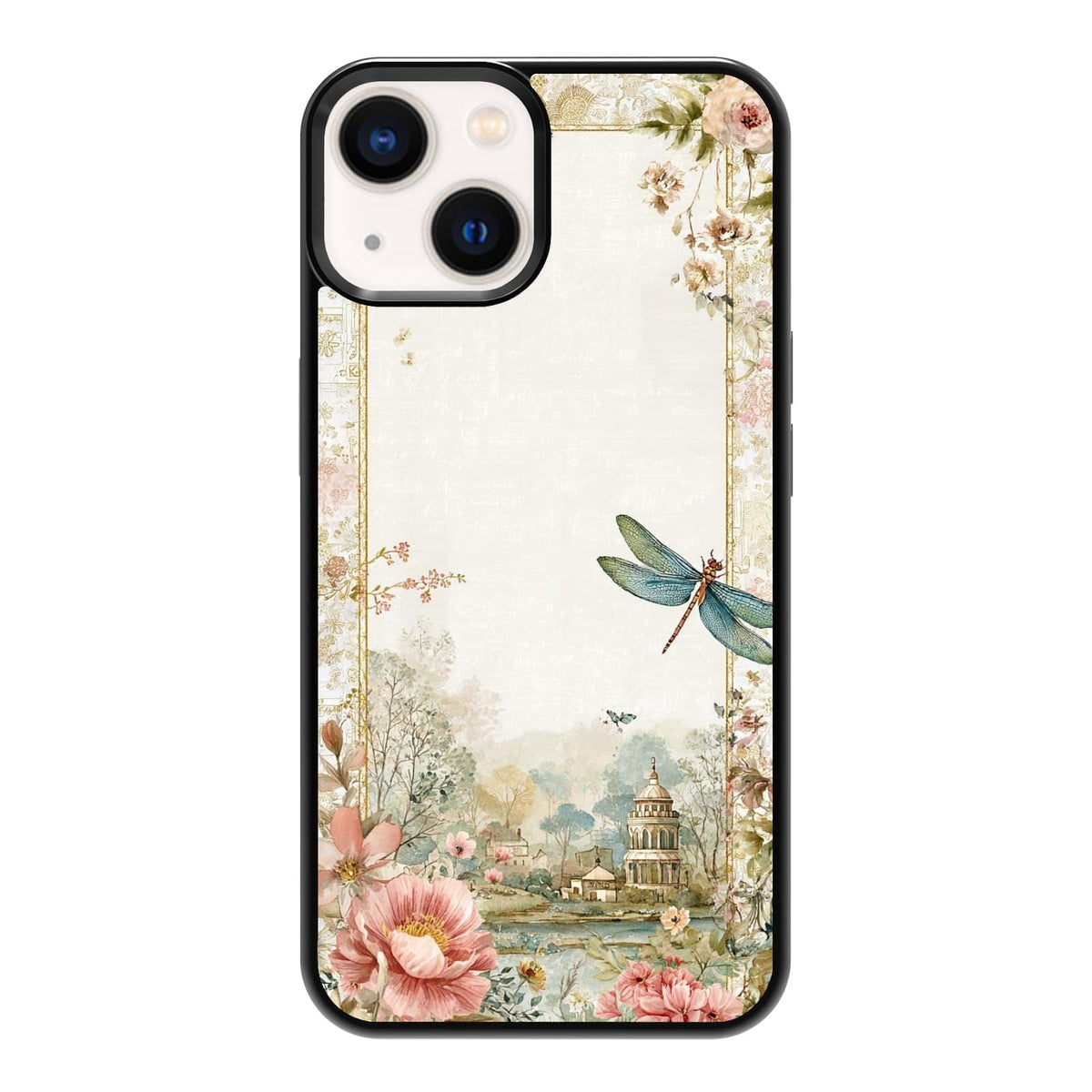 Vibrant Redwood Forest Path Wildflowers Nature Landscape Phone Case, Shockproof Protective Cover for iPhone 11 12 13 14 15 16 17 Pro Max Plus Mini XR 7 8 SE