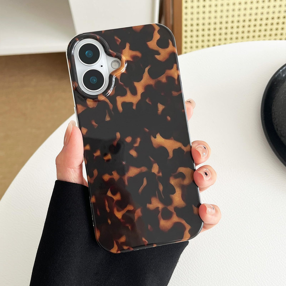 ZTOFERA Cute Aesthetic Case for iPhone 16-Christmas | Drop Protection/Slim and Glossy/Soft TPU Shockproof Phone Cover for Women Girls