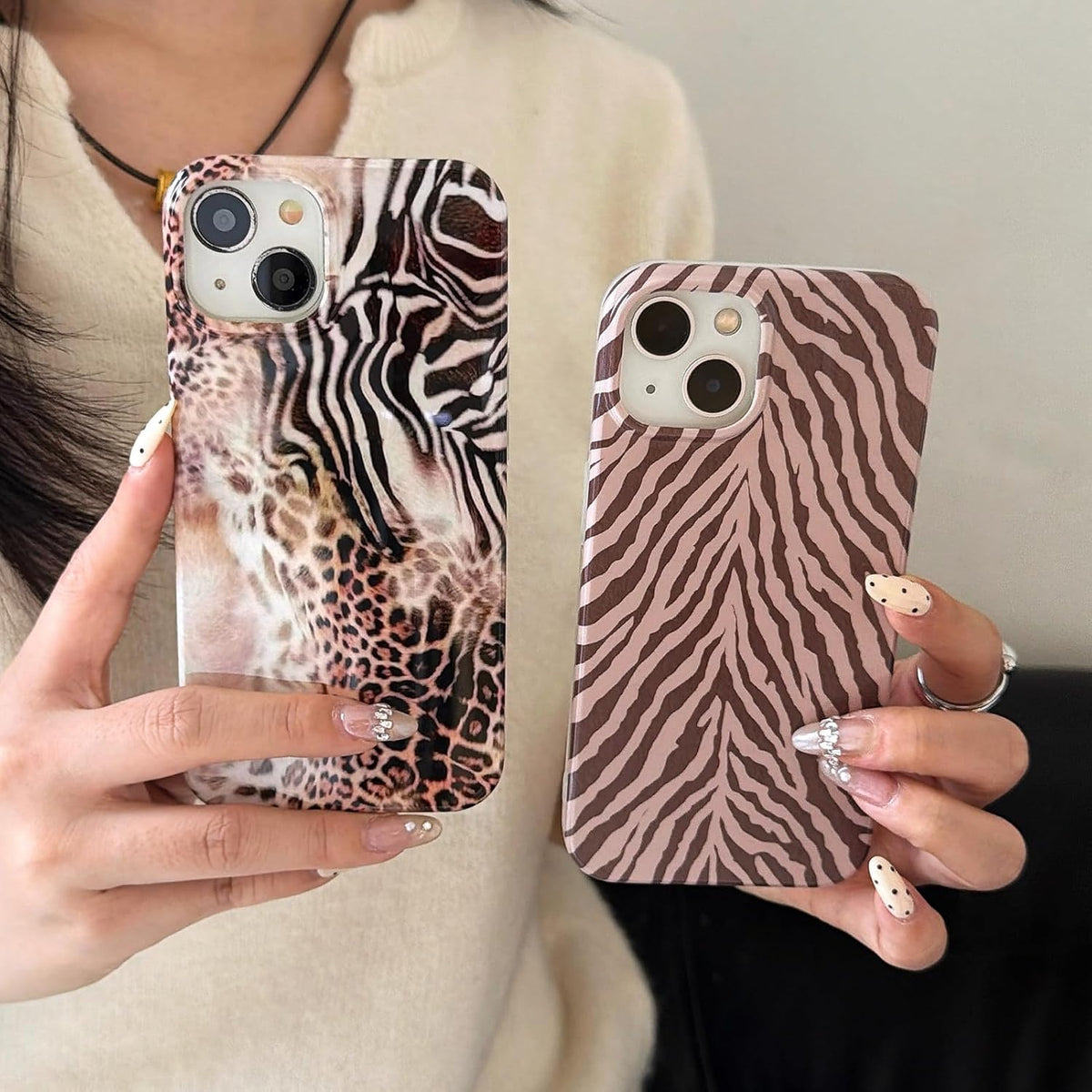 Aesthetic Y2K Cheetah Phone Case for iPhone 17 6.3in,Cute Animal Leopard Zebra Tiger Print Retro Cool Girl Trendy Vintage Protective Cover - Animal Print