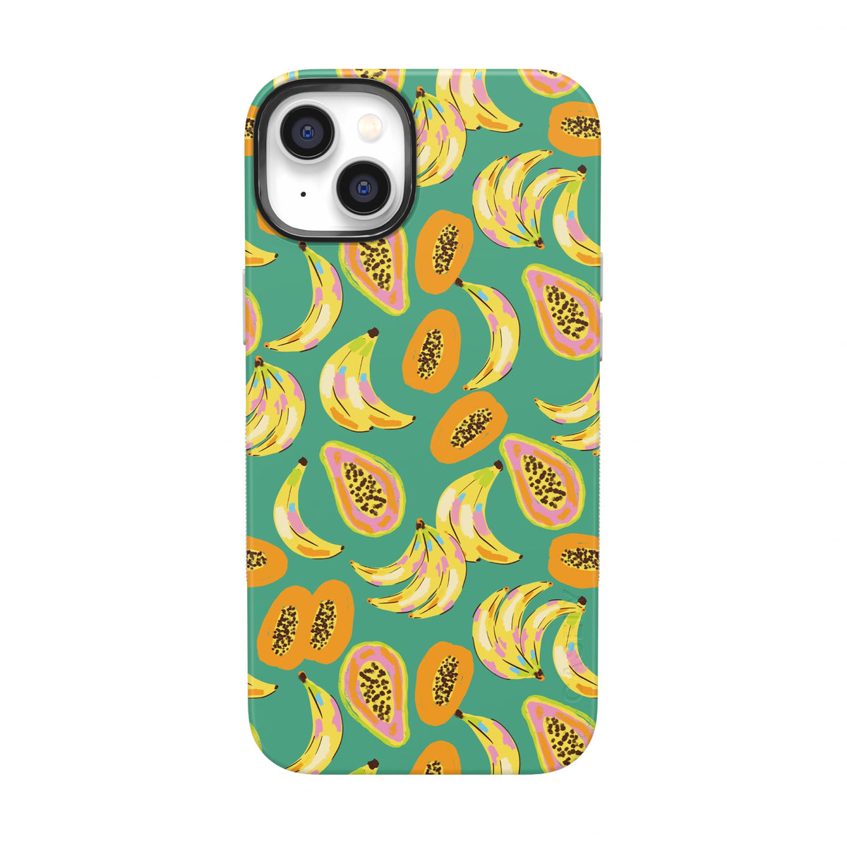 Casely iPhone 14 Case | Hanging Around | Potted Plants Floral | Bold Protective Design | Compatible with MagSafe