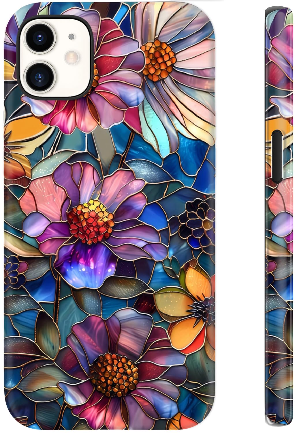 Goodon for iPhone 15 Pro Max Case, Cute Preppy Floral, MagSafe Compatible | Dual-Layer Hard Shell & Silicone, Wireless Charging, Slim Fit Phone Cover with Wildflower Designs for Women Girls