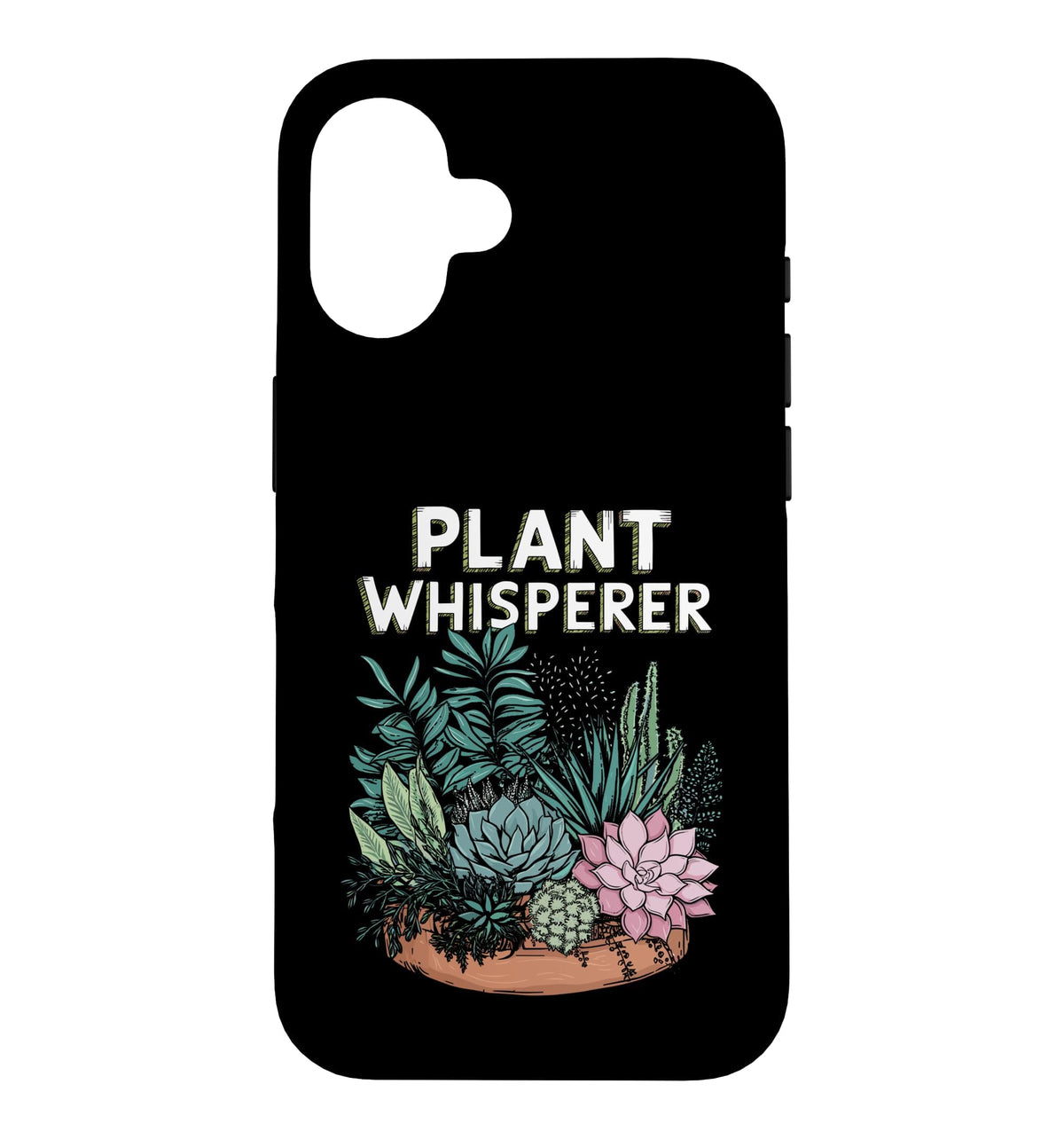 Retro Plant Whisperer Nature Case for iPhone 15