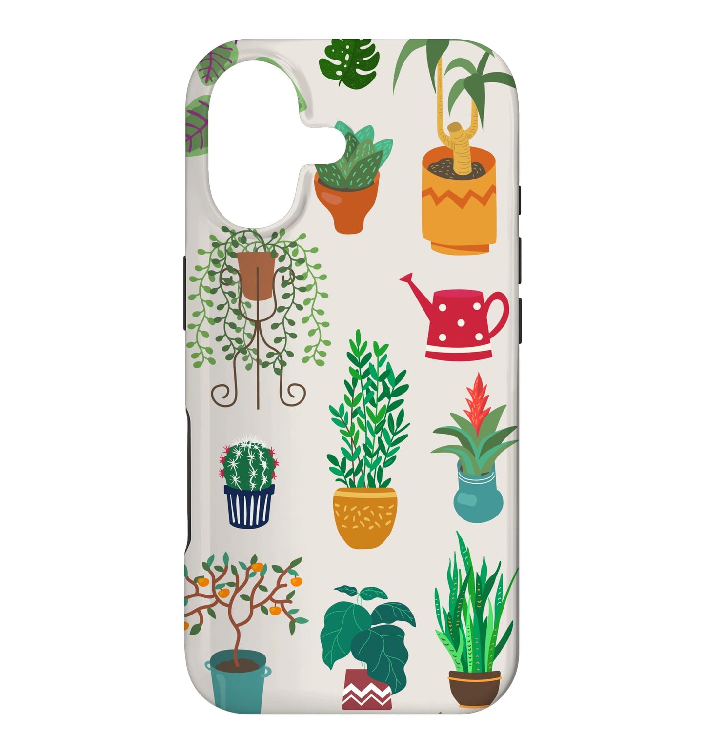 Indoor and Outdoor Plant Illustrations | Boho Nature Art Case for iPhone 16