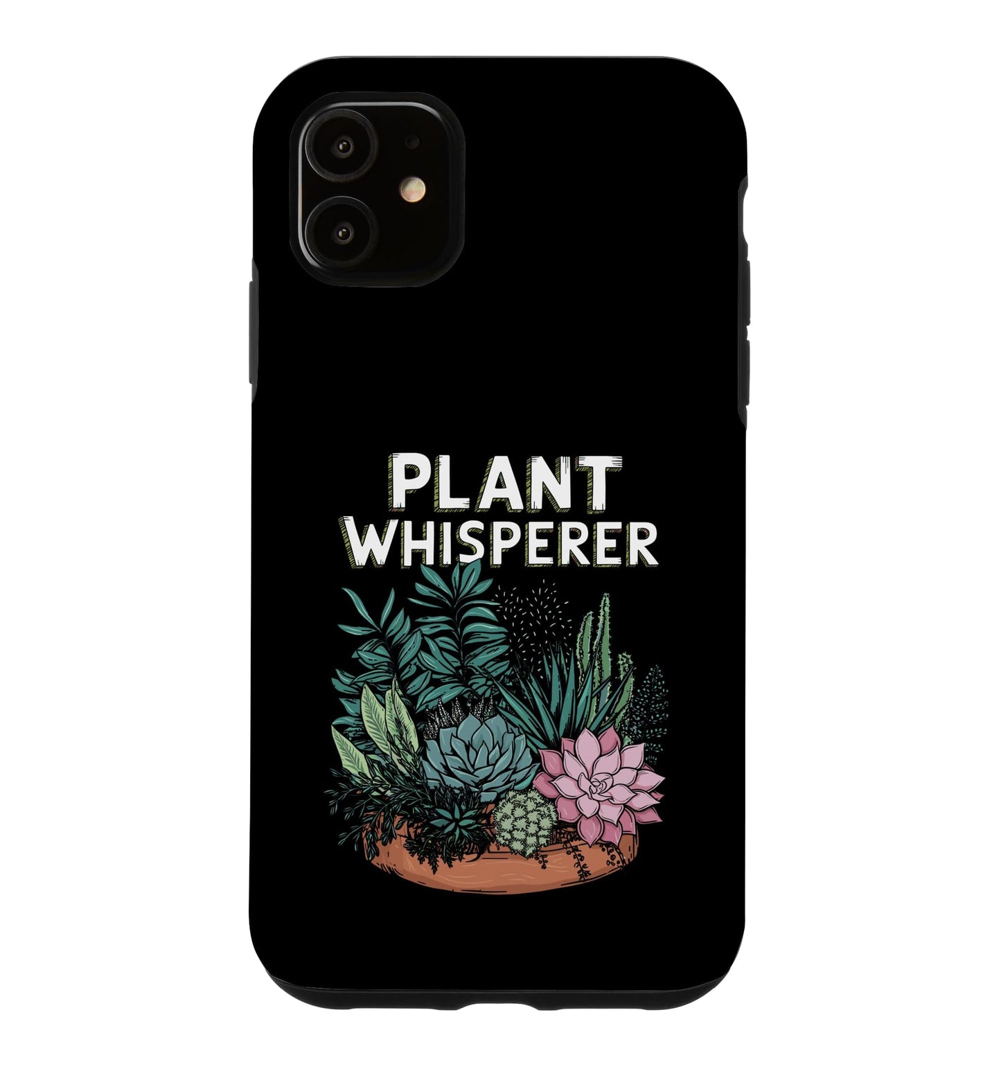 Retro Plant Whisperer Nature Case for iPhone 15