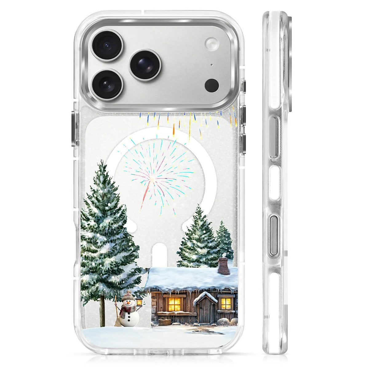 for iPhone 15 Case,Compatible with MagSafe,The Transparent TPU Silicone Protects The Phone Case from Drops, Slips and Fingerprints.Blue Ocean Whale Shark Octopus Turtle Collage
