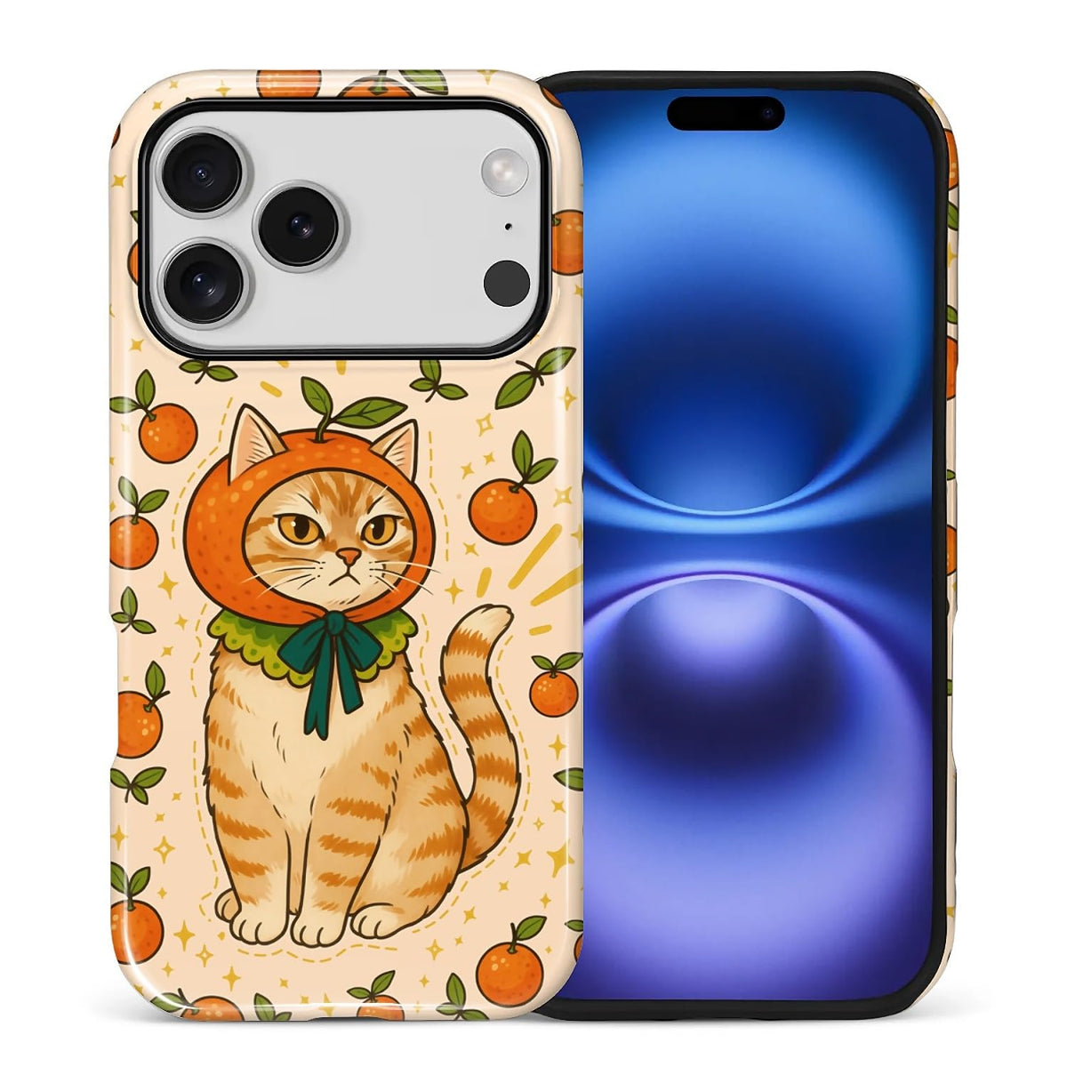 Case for iPhone 15, Shockproof Hybrid Protective Phone Case, Dual-Layer Drop Protection Anti-Scratch, Cozy Cats