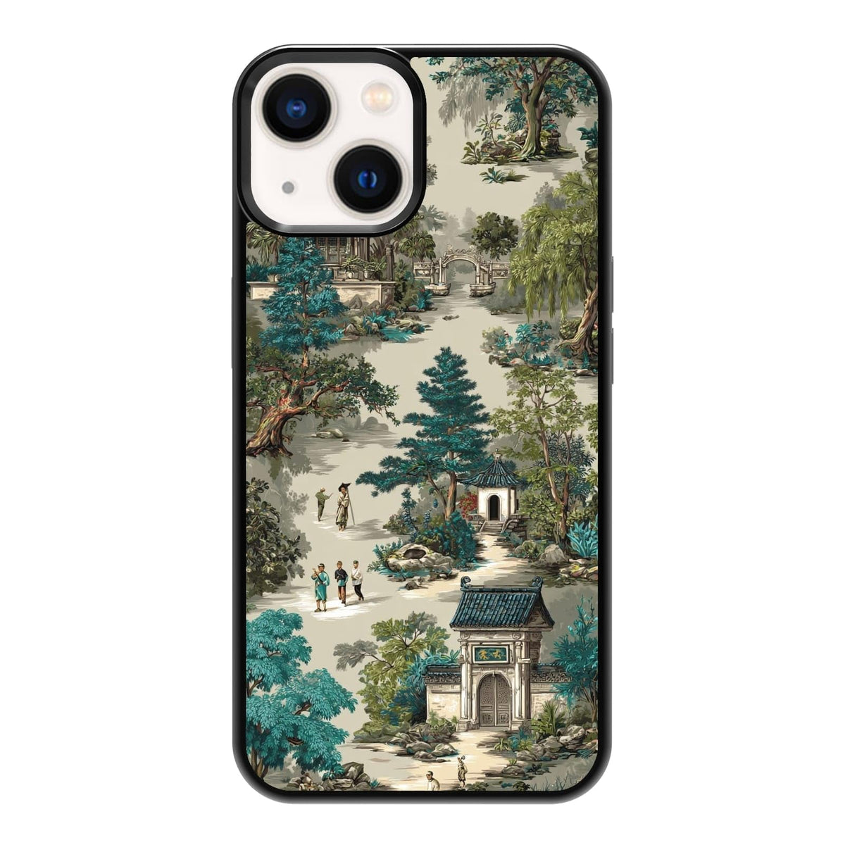 Vibrant Redwood Forest Path Wildflowers Nature Landscape Phone Case, Shockproof Protective Cover for iPhone 11 12 13 14 15 16 17 Pro Max Plus Mini XR 7 8 SE