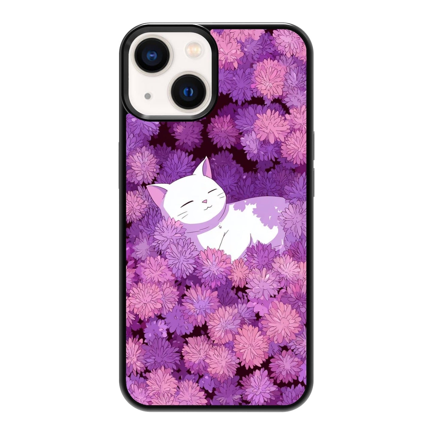 Black Cat Indoor Jungle Potted Plants Bookshelf Dark Green Botanical Urban Forest Phone Case, Shockproof Protective Cover for iPhone 11 12 13 14 15 16 17 Pro Max Plus Mini XR 7 8 SE