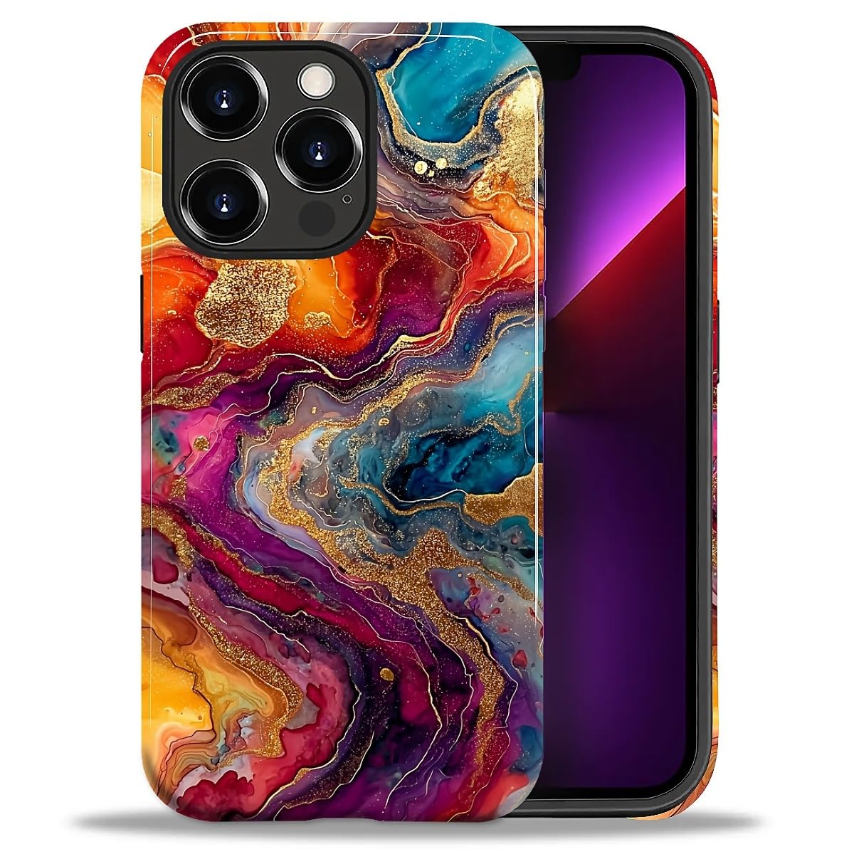 CARLOCA Case for iPhone 16 Pro,Vintage Cat Animal Pet Lover Collage Design Hybrid Dual Protection Soft TPU + Hard PC, Shockproof & Anti-Scratch Cover Men Women Stylish Protective Phone Case