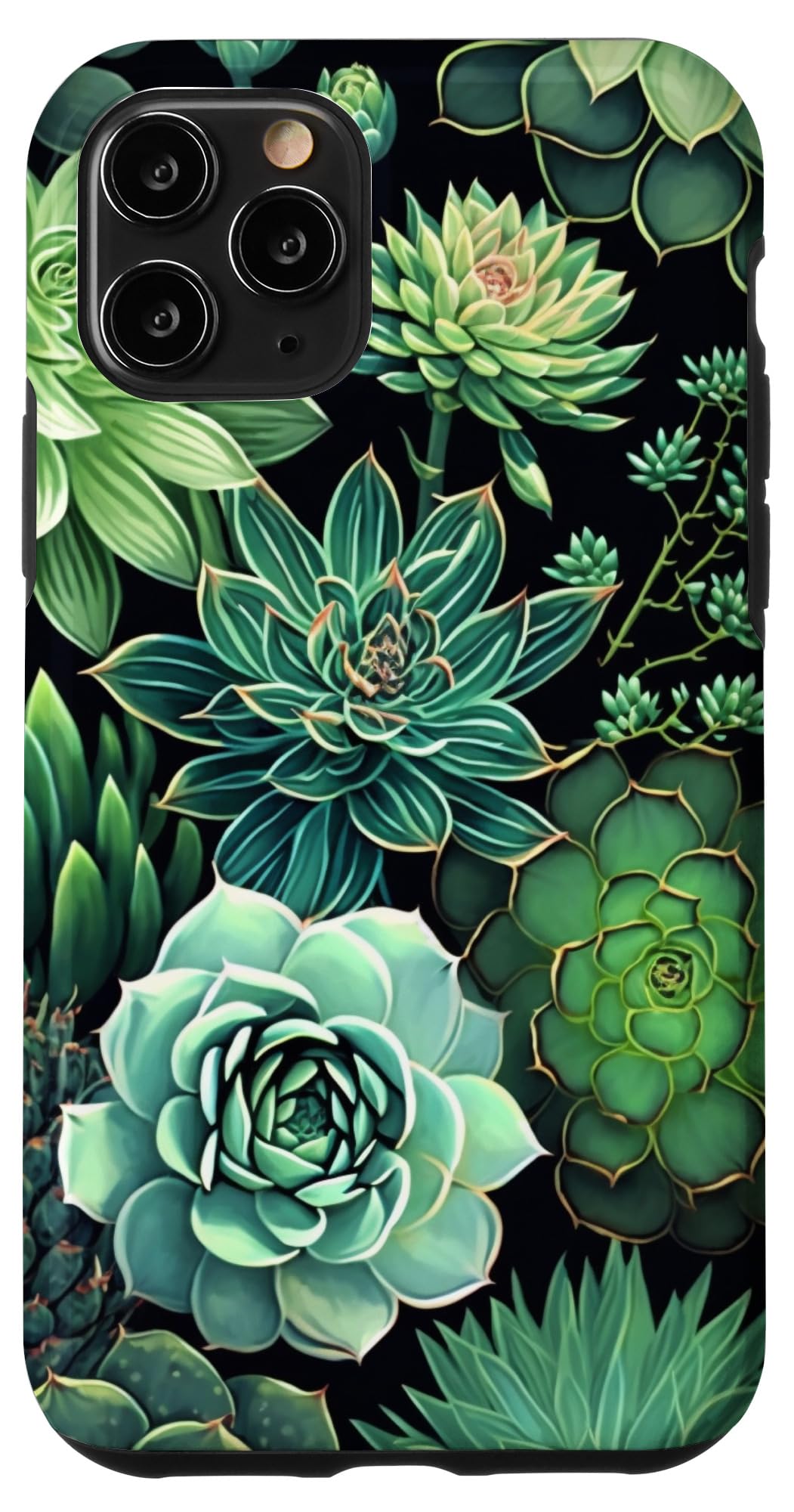 Succulent Plant Botanical Green Floral Pattern Flower Cactus Case for iPhone Air