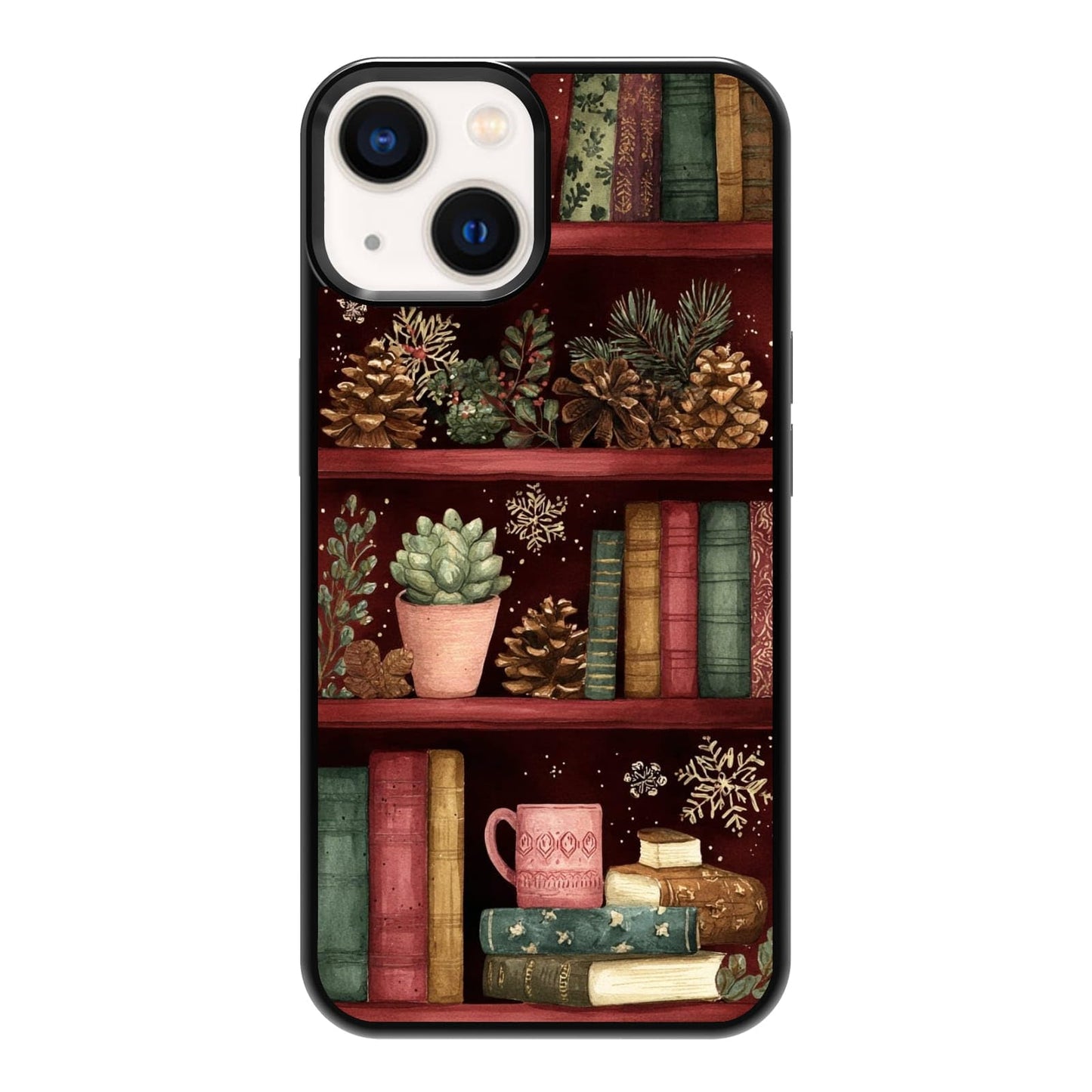 Lush Garden Wildflower Field Green Botanical Nature Aesthetic Phone Case, Shockproof Protective Cover for iPhone 11 12 13 14 15 16 17 Pro Max Plus Mini XR 7 8 SE