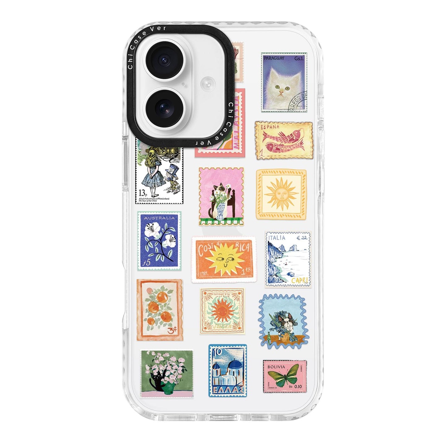 for iPhone 13 & iPhone 14 Case, Watercolor Siamese Cat Daisy Pattern with Blue Eyes, Military-Grade Drop Protection, Cute Pet Soft TPU Protective Cover with Camera Control for Girls Teens
