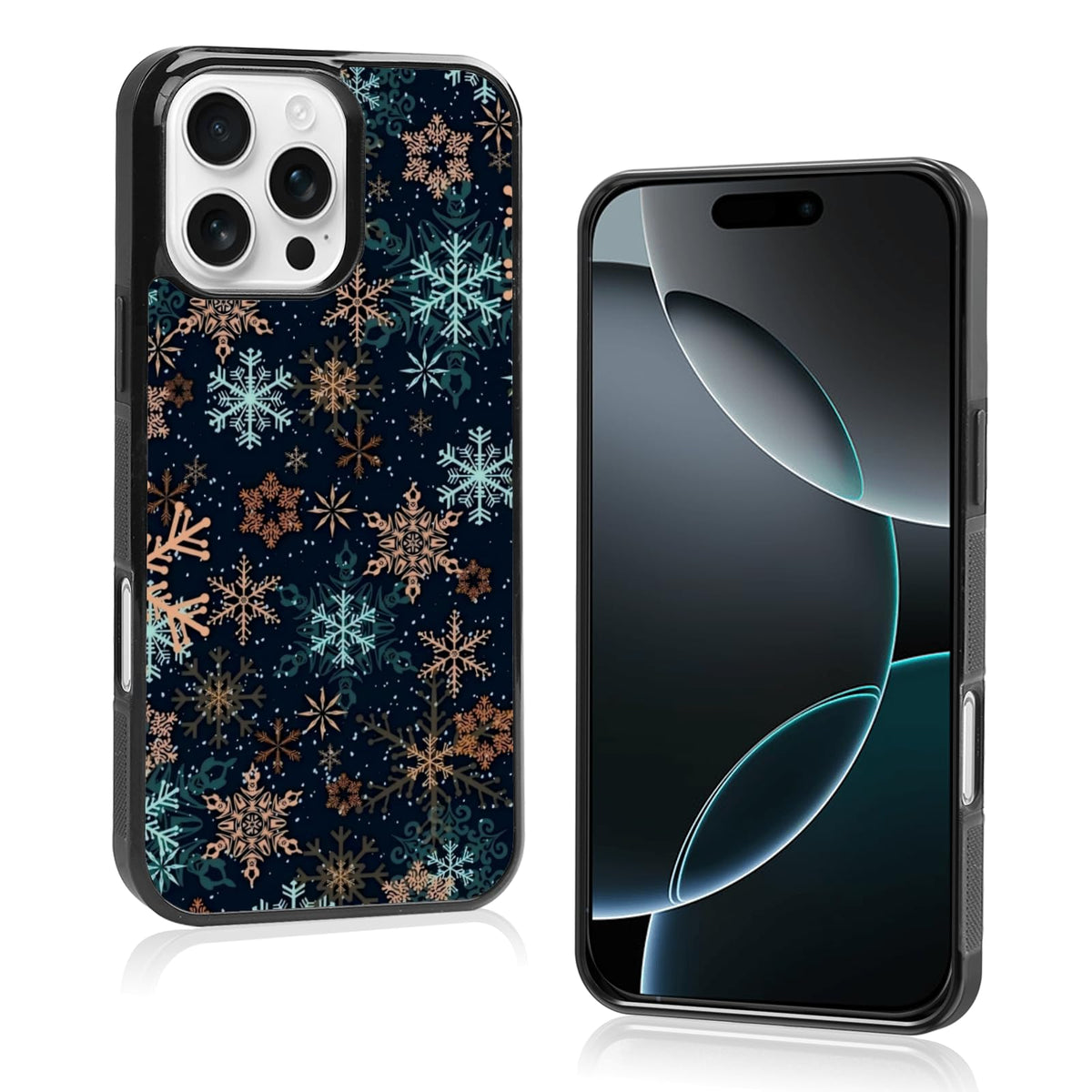 Cute Christmas Tree Bow Phone Case: Kawaii Winter Non-Slip Design Compatible with iPhone 13./14 Case for Women & Girl（14）