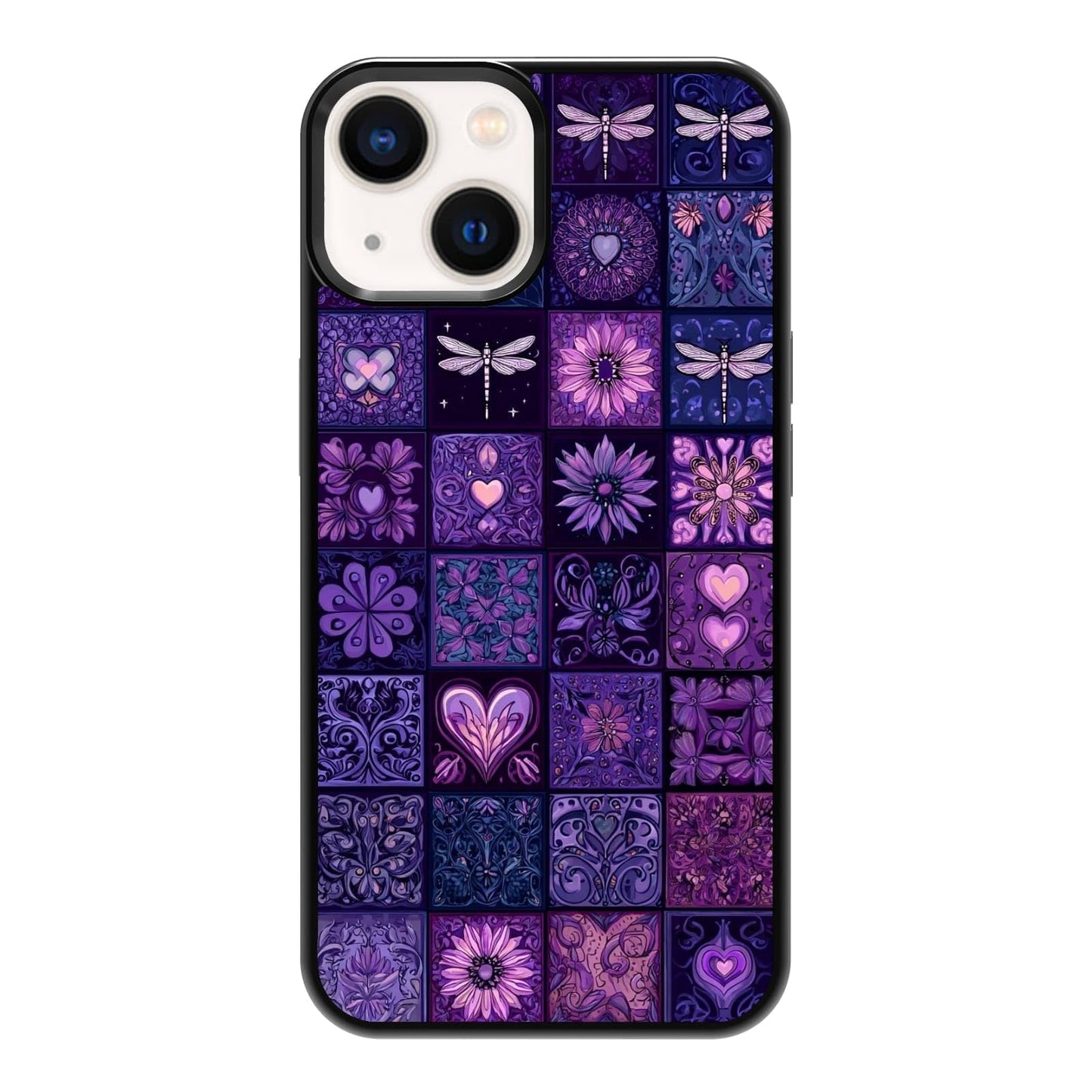 Dark Botanical Wildflower Forest Green Leaf White Blossom Nature Art Phone Case, Shockproof Protective Cover for iPhone 11 12 13 14 15 16 17 Pro Max Plus Mini XR 7 8 SE