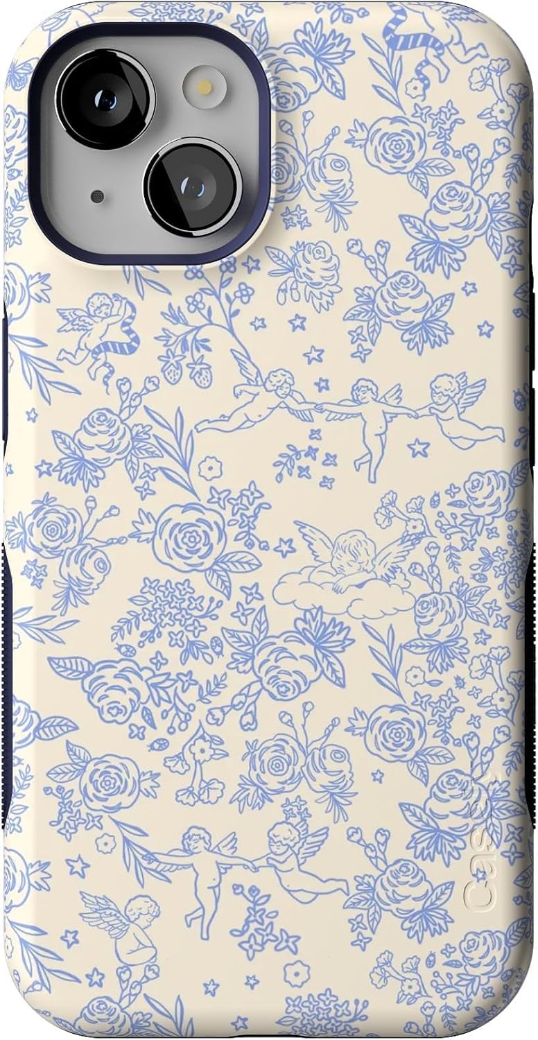 Casely iPhone 14 Case | Hanging Around | Potted Plants Floral | Bold Protective Design | Compatible with MagSafe