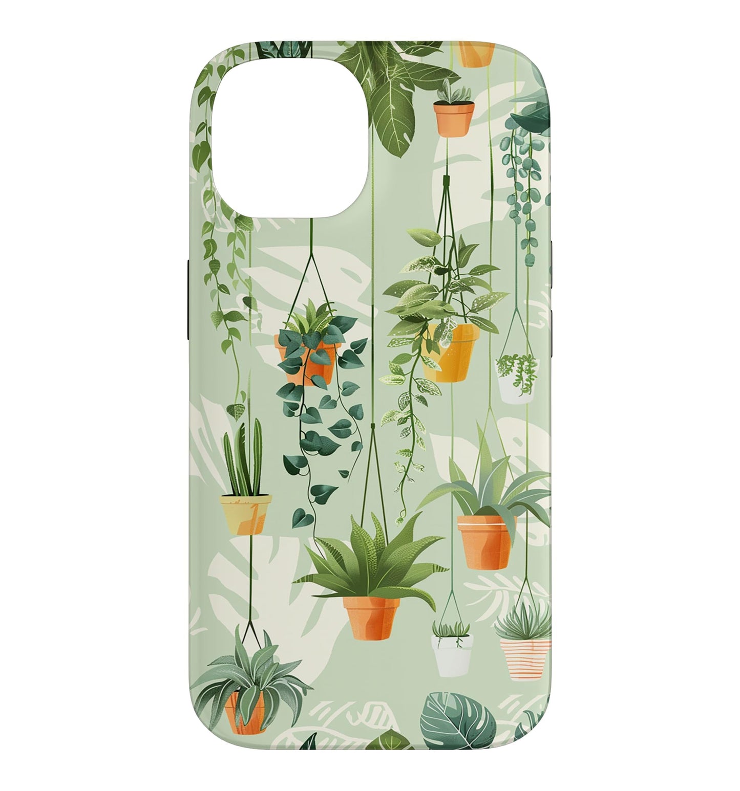Potted Plants Botanical Gardening Case for iPhone 16