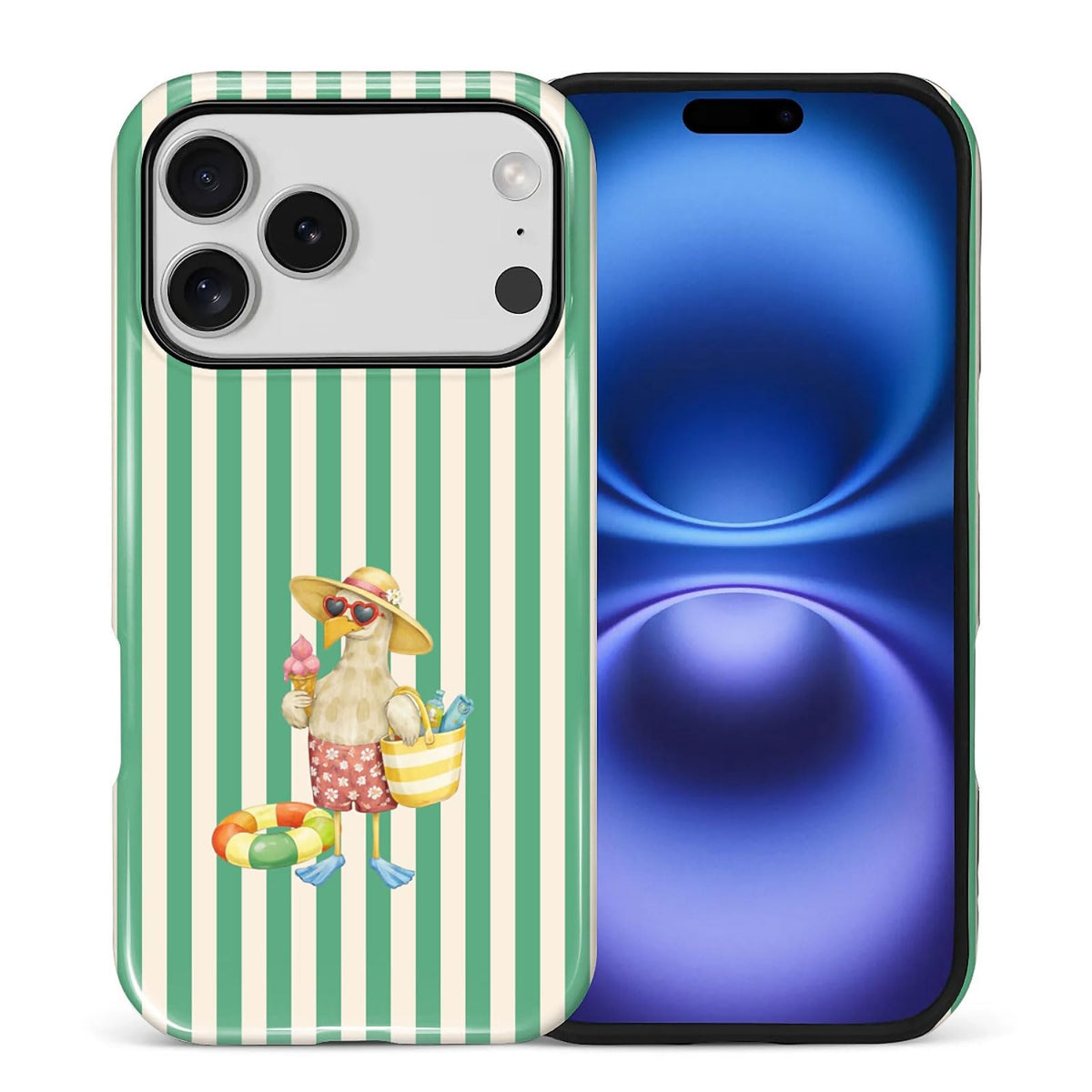 Case Compatible with iPhone 17 Pro,Double Layer Protection, Matte Finish, Anti-Drop and Anti-Fingerprint Armor -Yellow Striped Taco Vacation Sausage Dog Collage