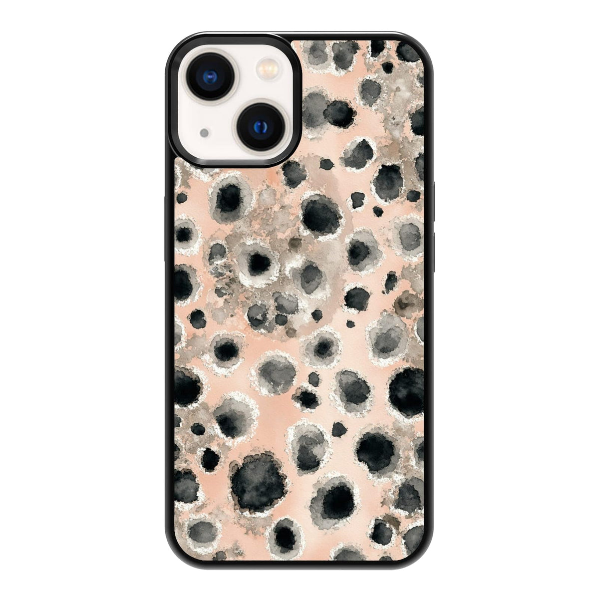 Elegant Forest Green Botanical Leaf and Plant Illustration Phone Case, Shockproof Protective Cover for iPhone 11 12 13 14 15 16 17 Pro Max Plus Mini XR 7 8 SE