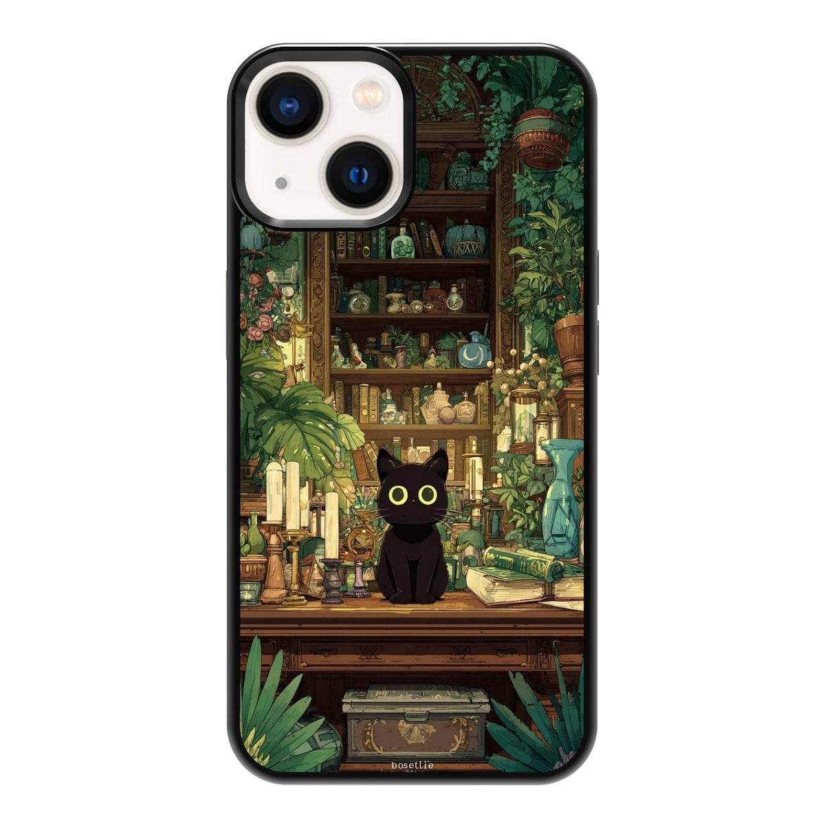Four Seasons Tree of Life Watercolor Nature Phone Case, Shockproof Protective Cover for iPhone 11 12 13 14 15 16 17 Pro Max Plus Mini XR 7 8 SE