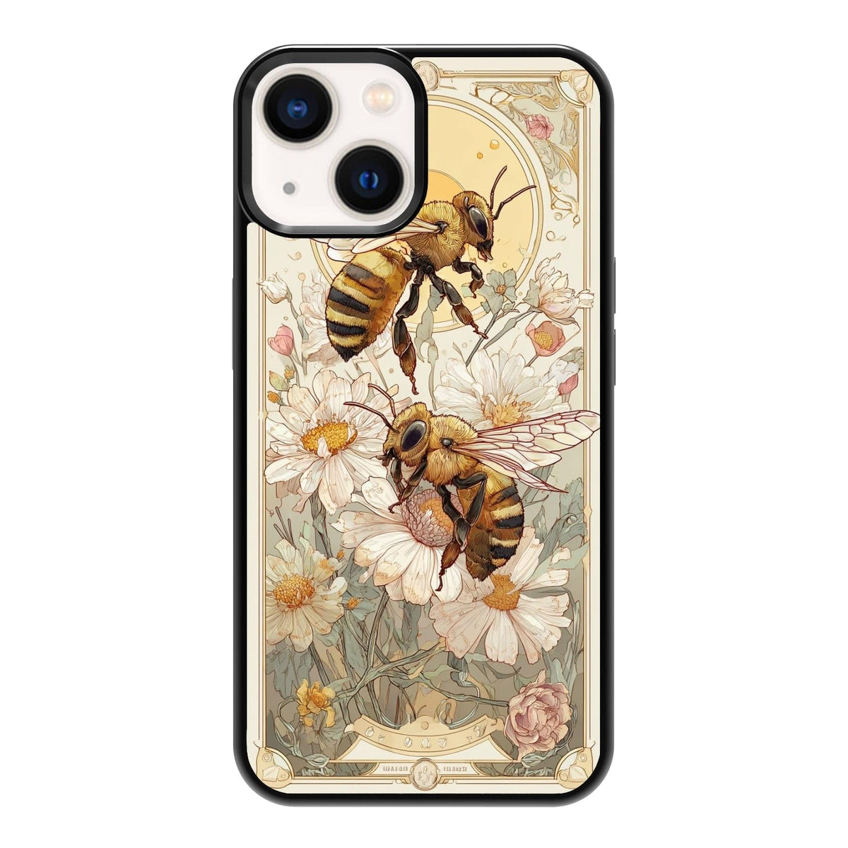 Four Seasons Tree of Life Watercolor Nature Phone Case, Shockproof Protective Cover for iPhone 11 12 13 14 15 16 17 Pro Max Plus Mini XR 7 8 SE