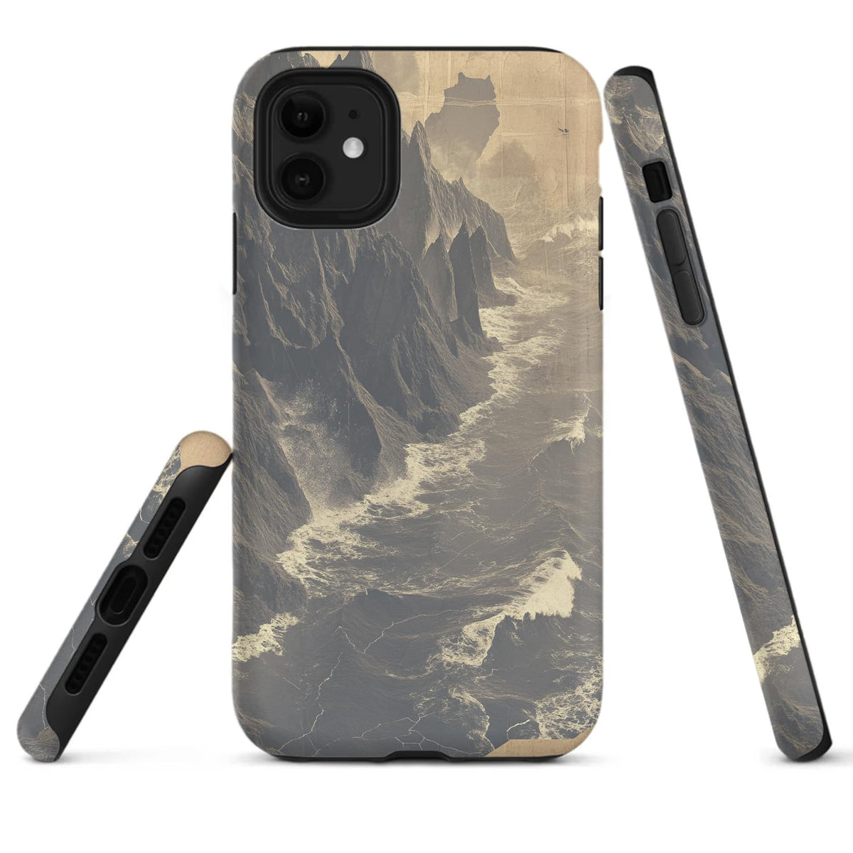 Raindrops Potted Plants Phone Case Compatible with iPhone 16 15 14 13 12 Compatible with Samsung Galaxy S25 S24 S21 Ultra FE S22 Dual Layer Sturdy Shockproof Full Protection