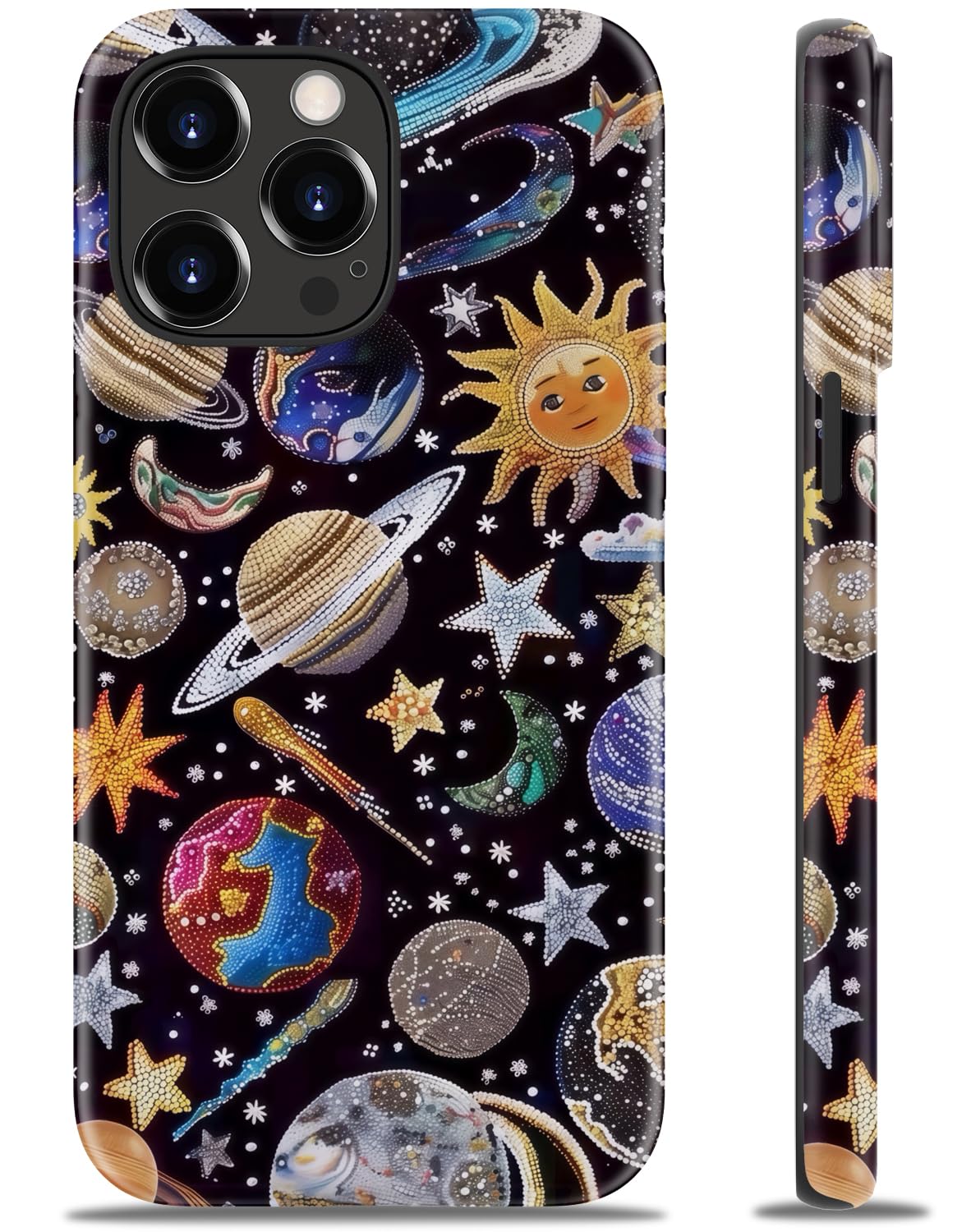 Goodon for iPhone 15 Pro Max Case, Cute Preppy Floral, MagSafe Compatible | Dual-Layer Hard Shell & Silicone, Wireless Charging, Slim Fit Phone Cover with Wildflower Designs for Women Girls