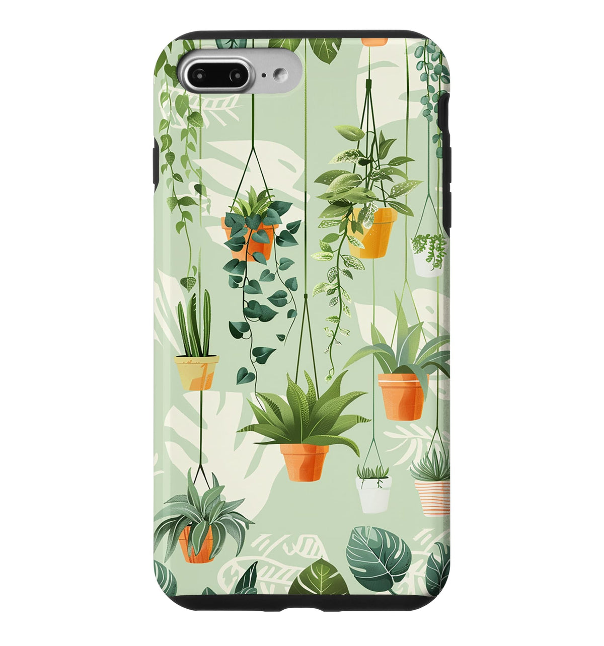 Potted Plants Botanical Gardening Case for iPhone 16