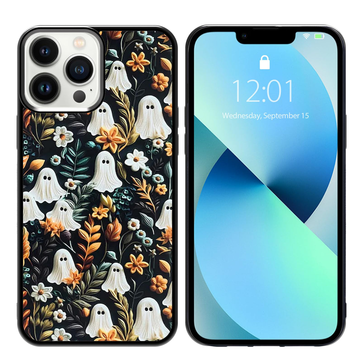 Cute Christmas Tree Bow Phone Case: Kawaii Winter Non-Slip Design Compatible with iPhone 13./14 Case for Women & Girl（14）