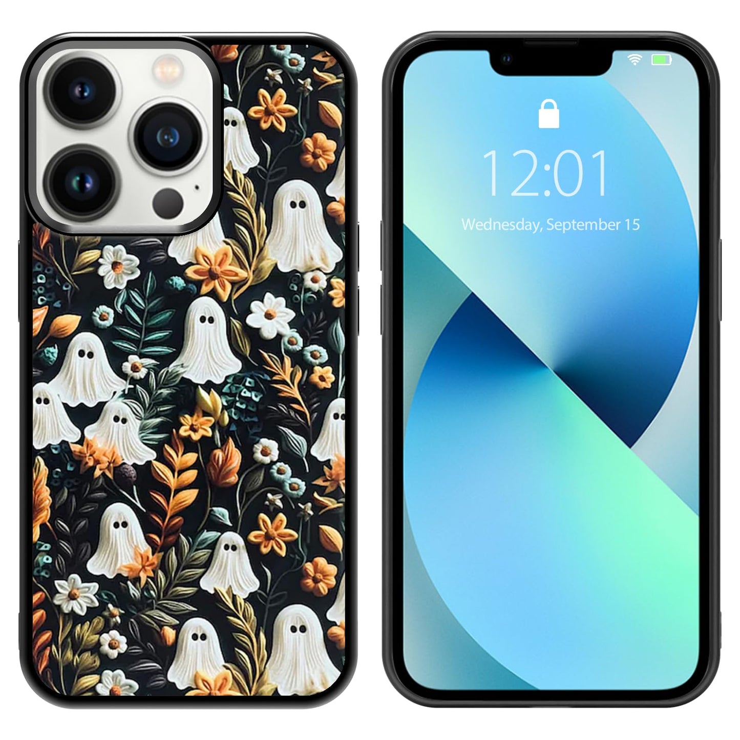 Cute Christmas Tree Bow Phone Case: Kawaii Winter Non-Slip Design Compatible with iPhone 13./14 Case for Women & Girl（14）