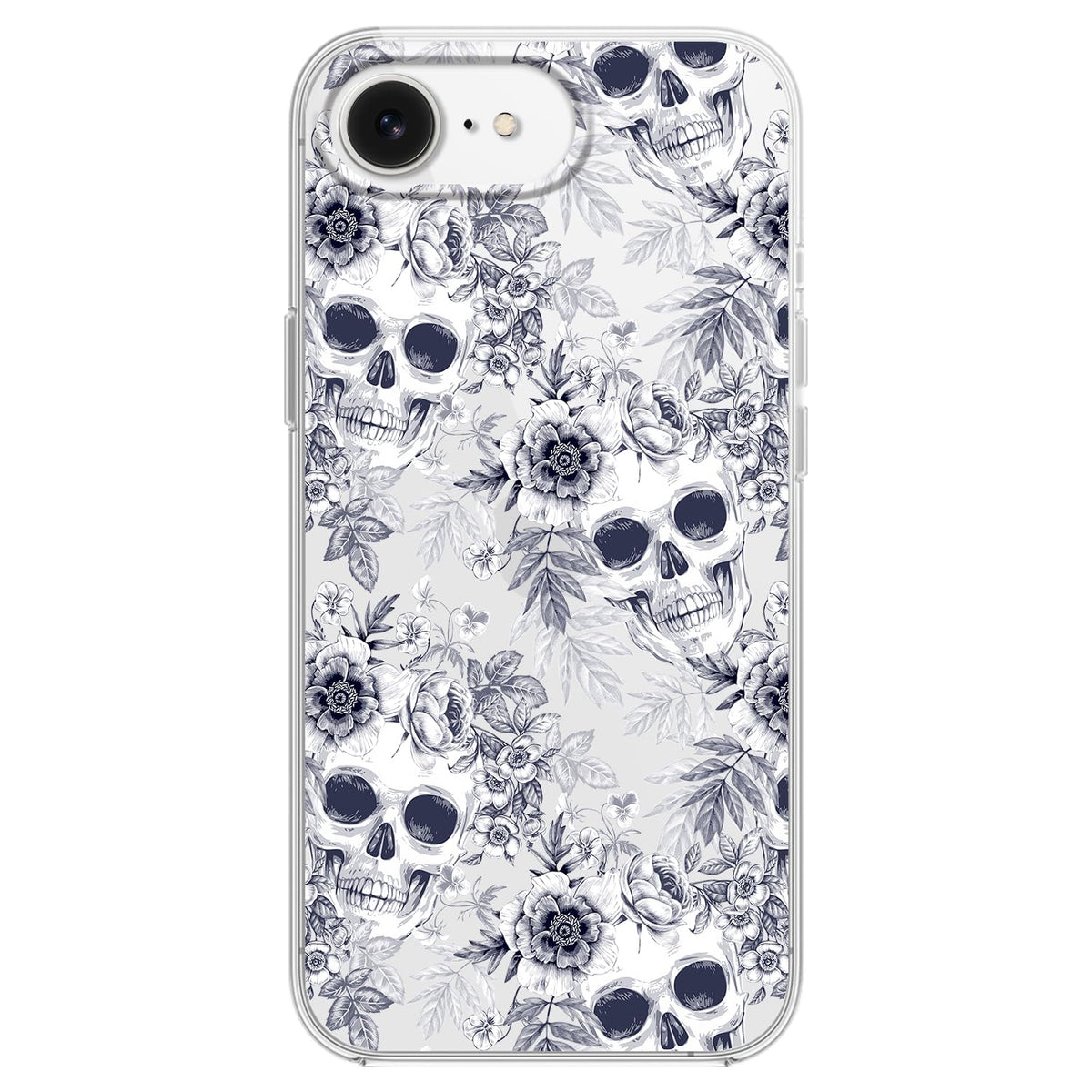 Blingy's for iPhone 17 Case, Christmas Tree Snowflake Winter Clear Case | Transparent, Winter Holiday Design, Snowflake Pattern, Christmas Pattern, Merry Christmas, Soft TPU Protective Case 6.3 in